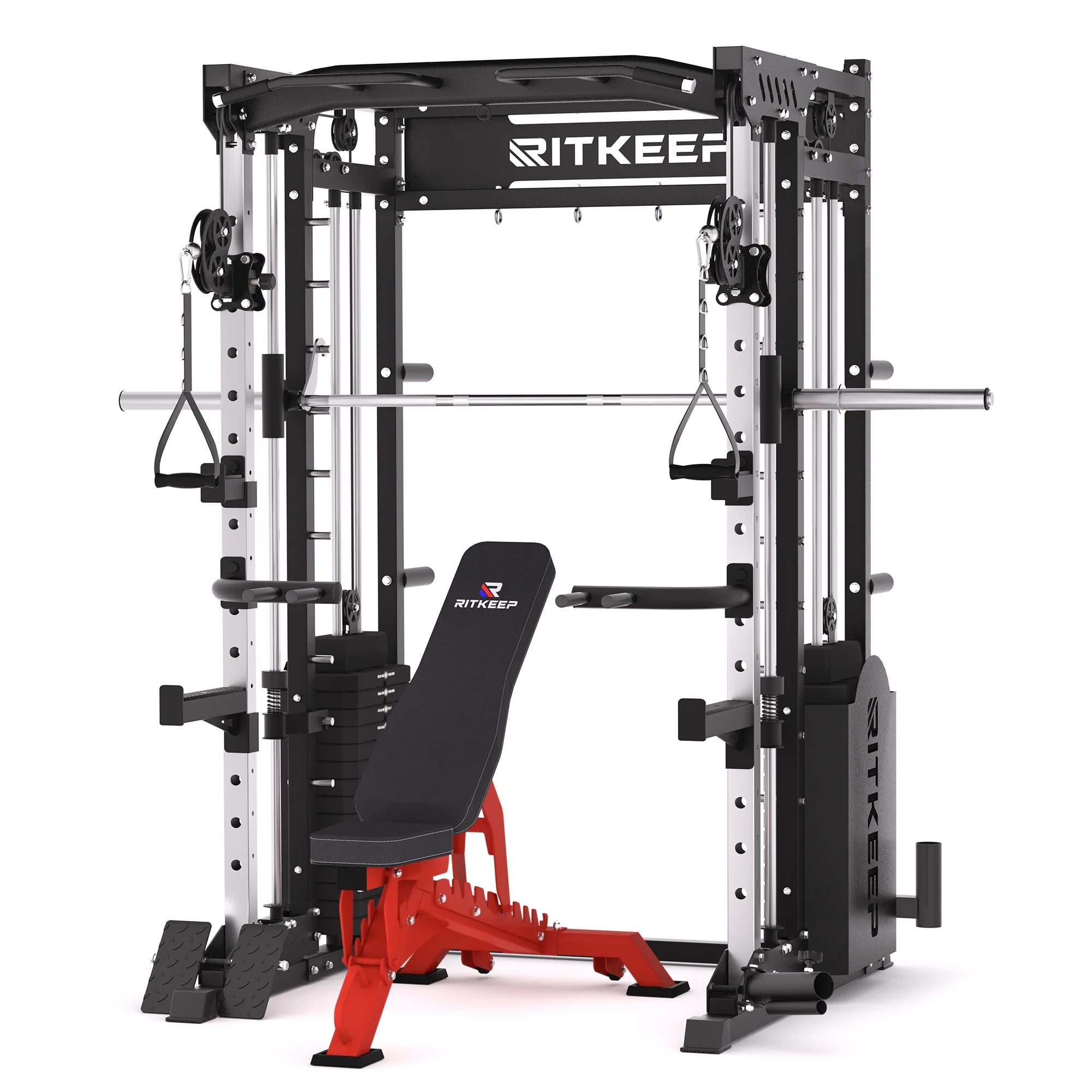 PMAX 5600 Home Gym Smith Machine - Integrated Weight System - Image 10