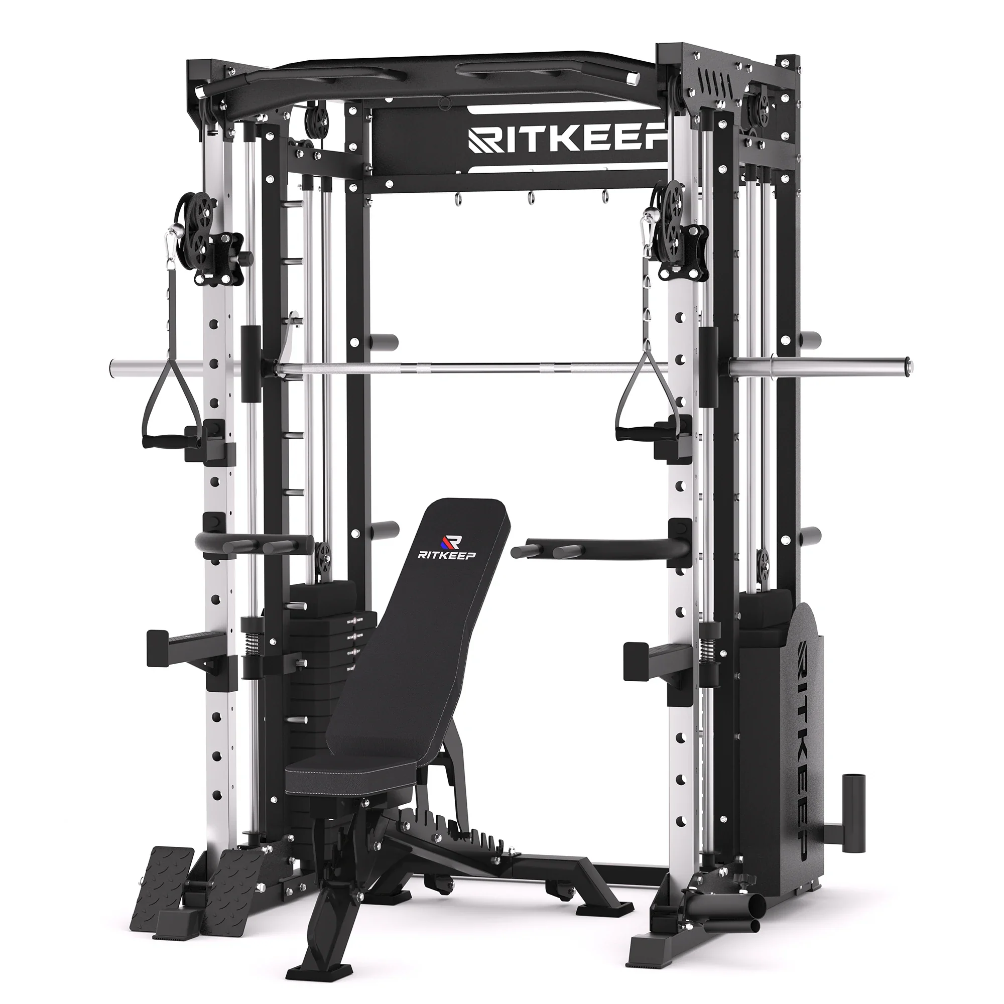 PMAX 5600 Home Gym Smith Machine - Integrated Weight System - Image 11