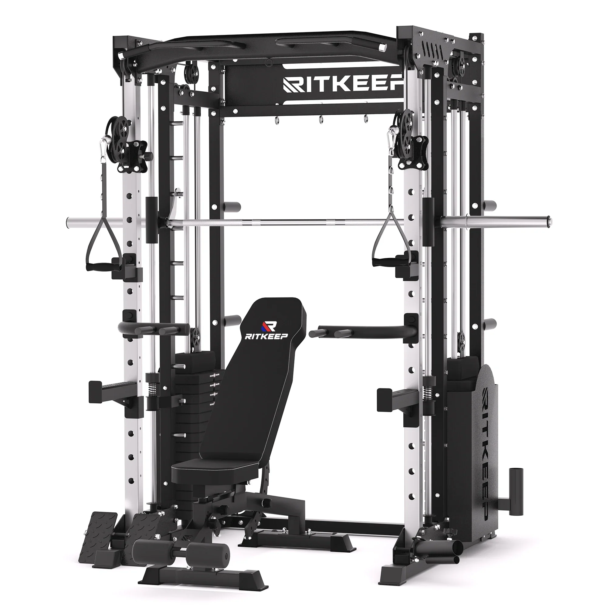 PMAX 5600 Home Gym Smith Machine - Integrated Weight System - Image 12