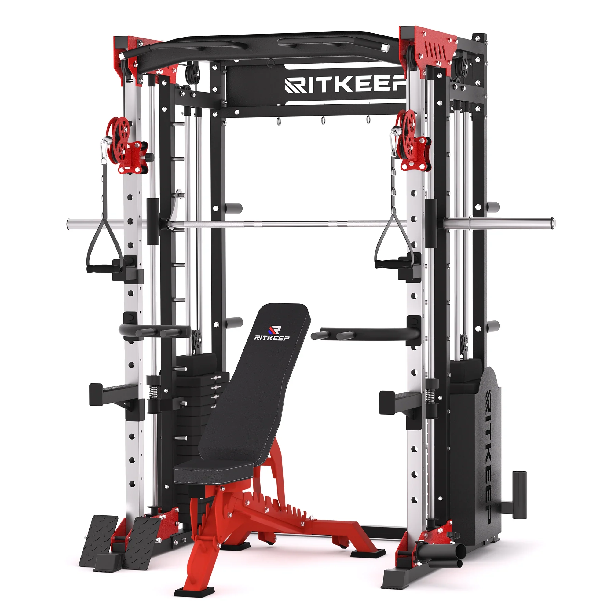 PMAX 5600 Home Gym Smith Machine - Integrated Weight System - Image 15