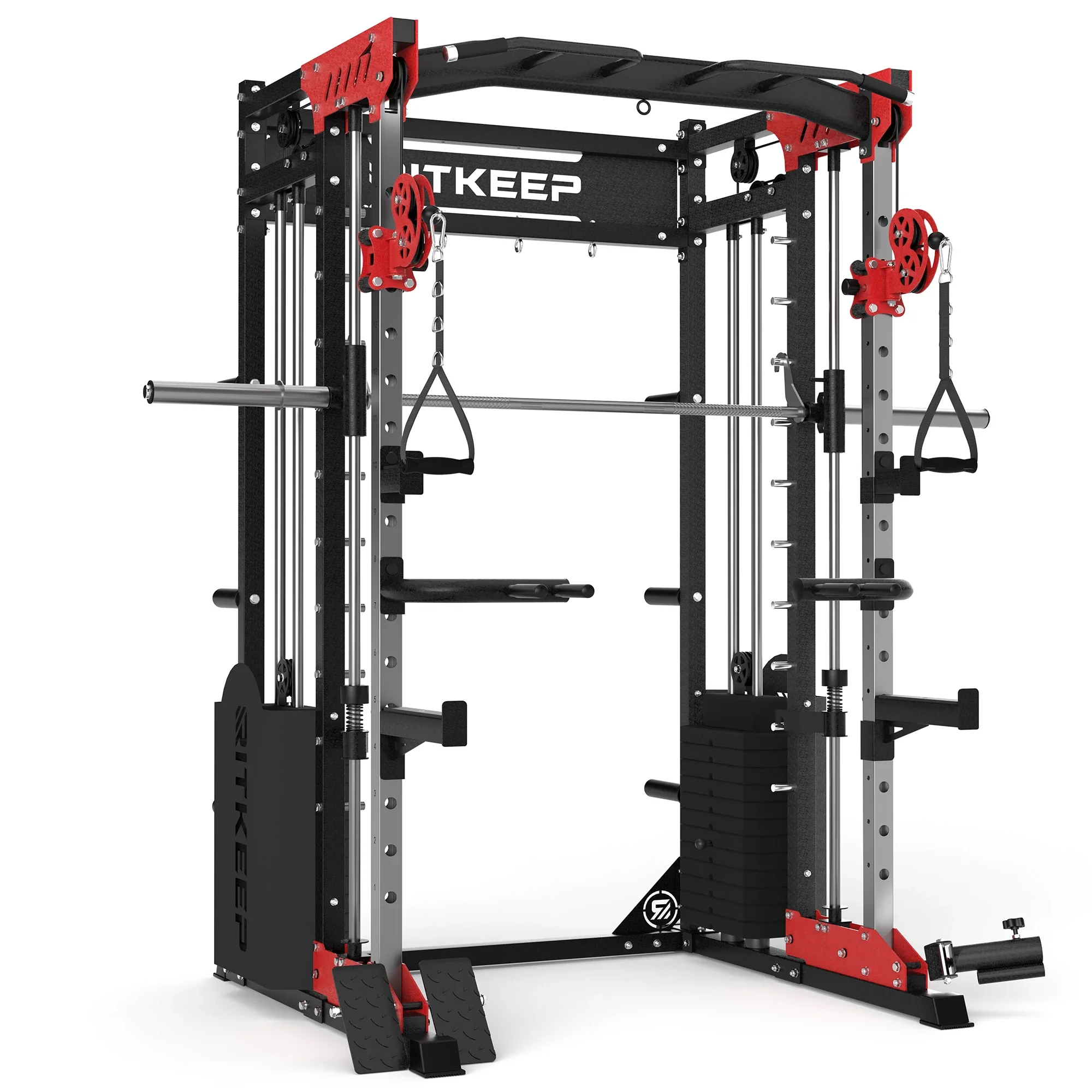 PMAX 5600 Home Gym Smith Machine - Integrated Weight System - Image 54