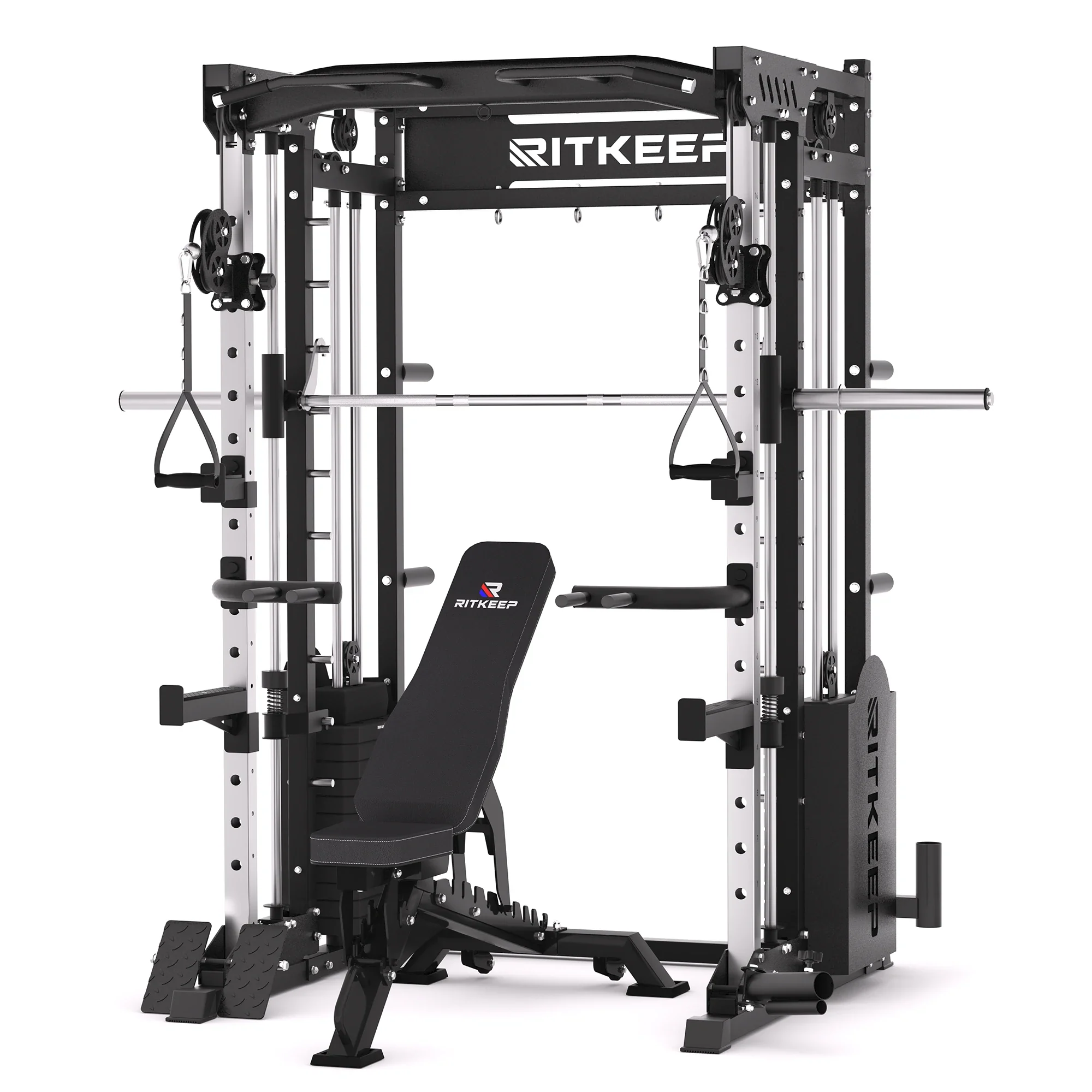 PMAX 5600 Home Gym Smith Machine - Integrated Weight System - Image 6