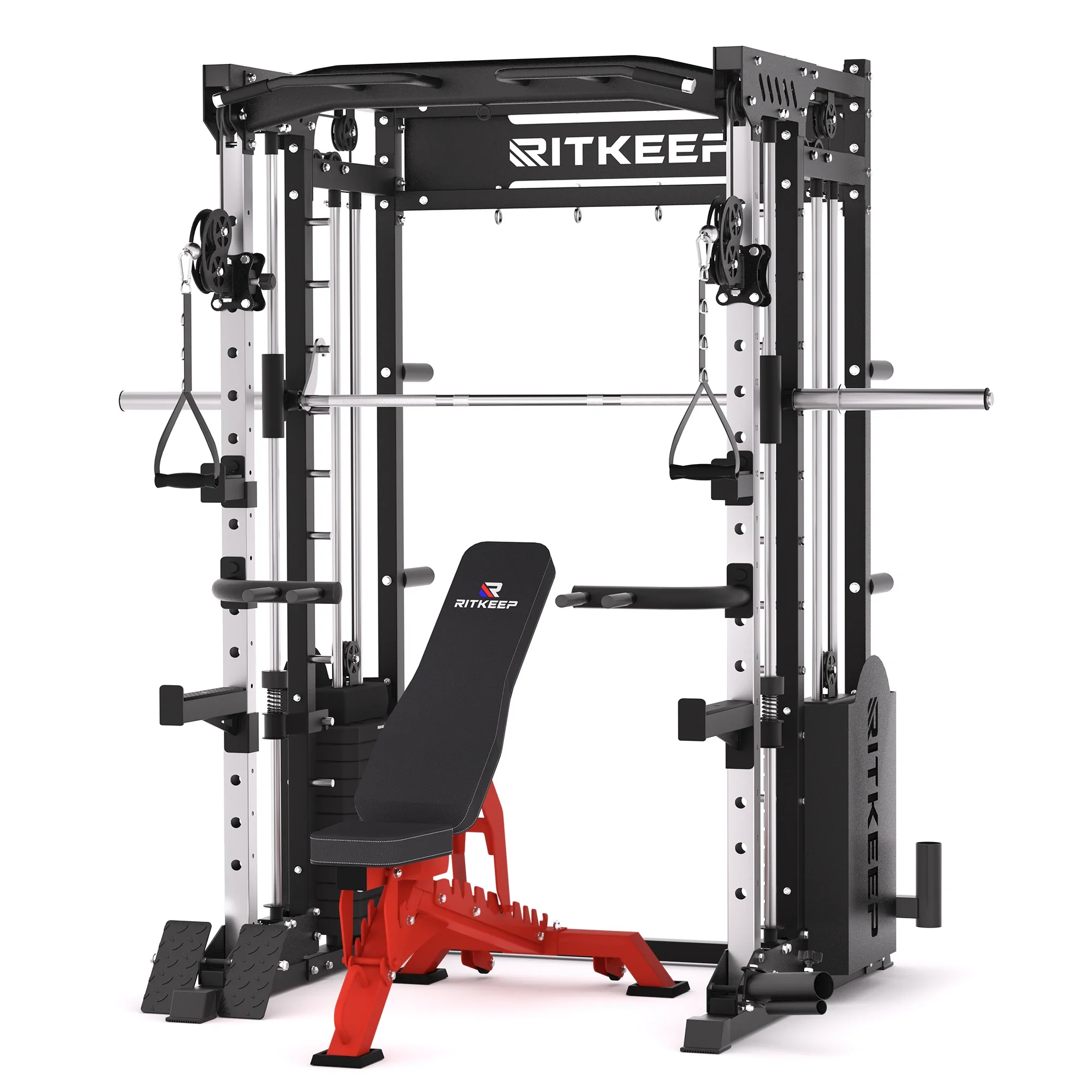 PMAX 5600 Home Gym Smith Machine - Integrated Weight System - Image 7