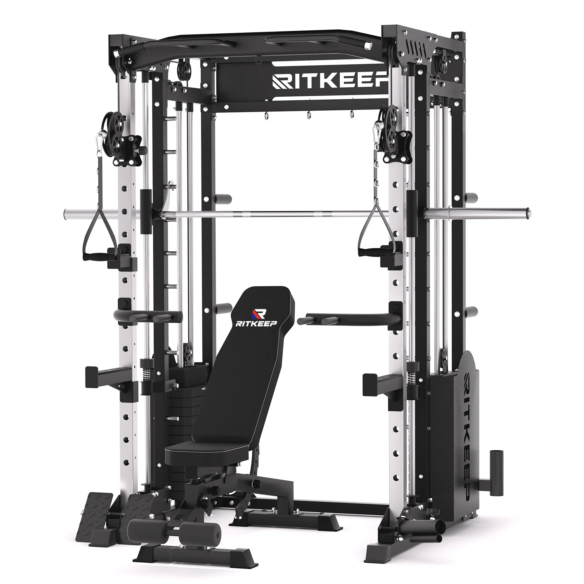 PMAX 5600 Home Gym Smith Machine - Integrated Weight System - Image 8