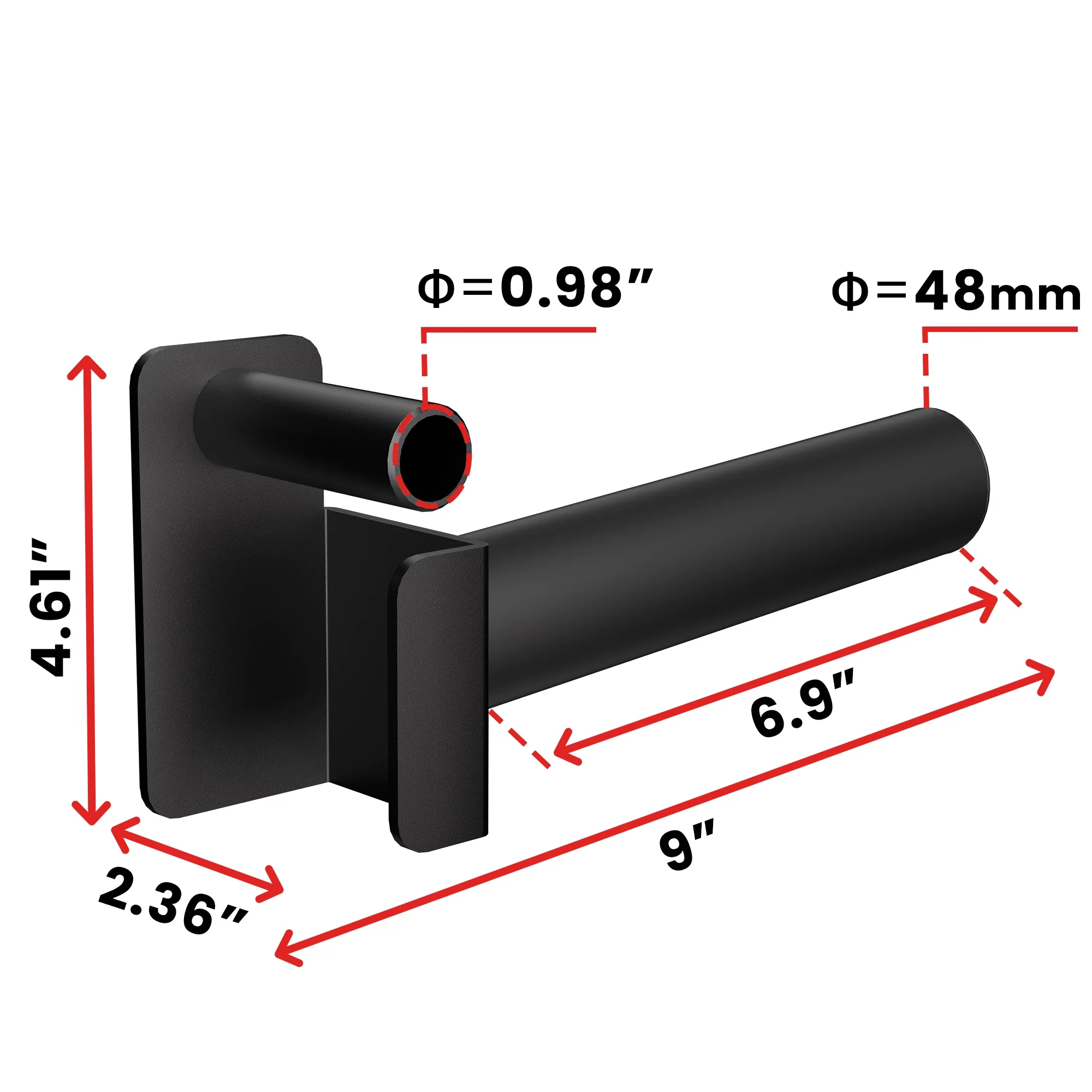 RitKeep 2x2in Weight Plates Holder Power Rack Attachment (Pair) - Image 4