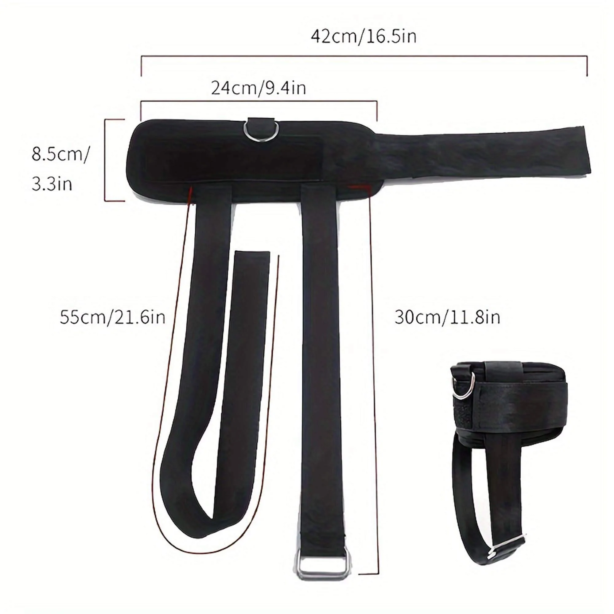 Gym Ankle Strap for Cable Machine (Pair) - Image 8
