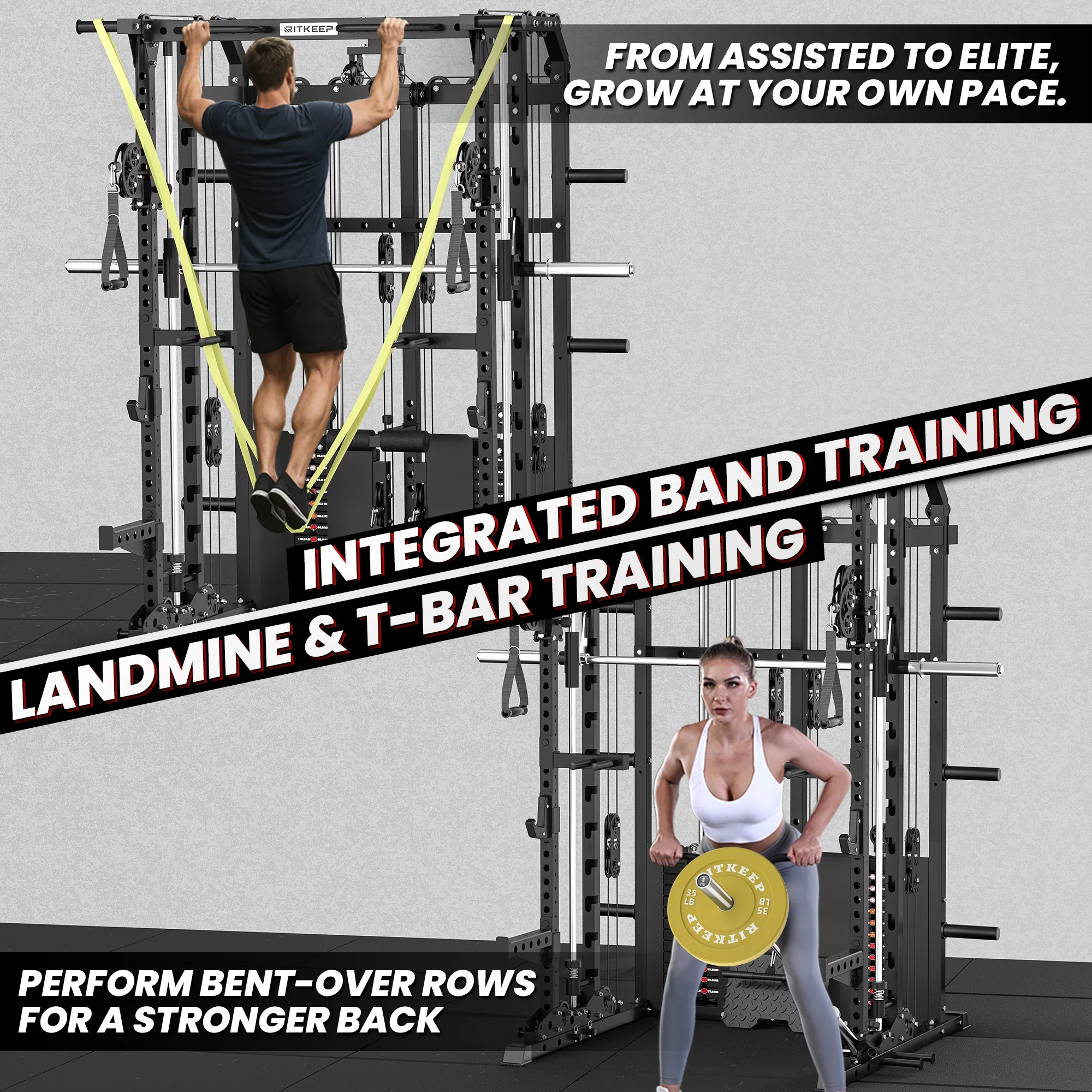 ANVIL S1 Smith Machine Functional Trainer Home Gym Package - Image 19
