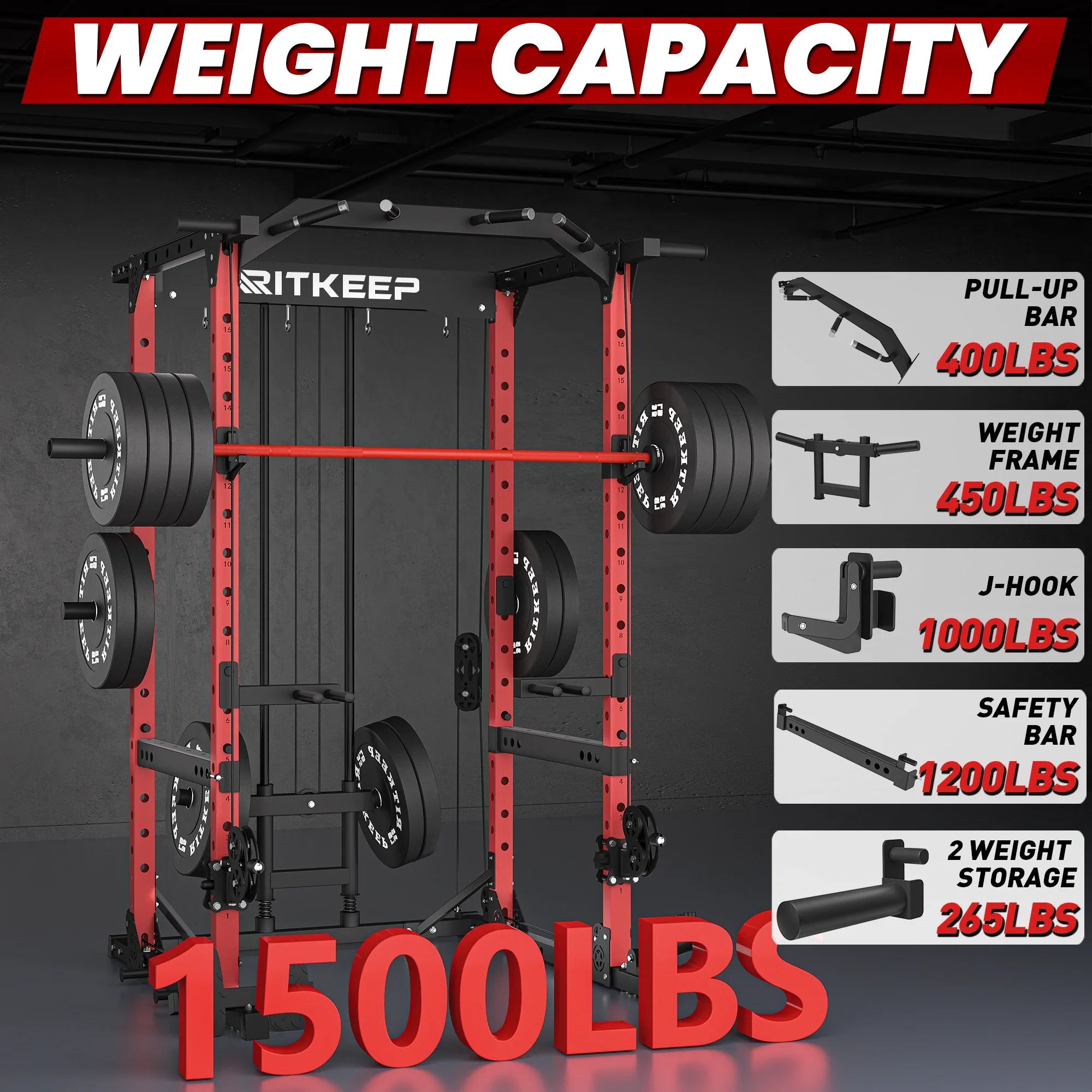 Destroyer M10 ALL-IN-ONE Home Gym Power Rack - Image 28