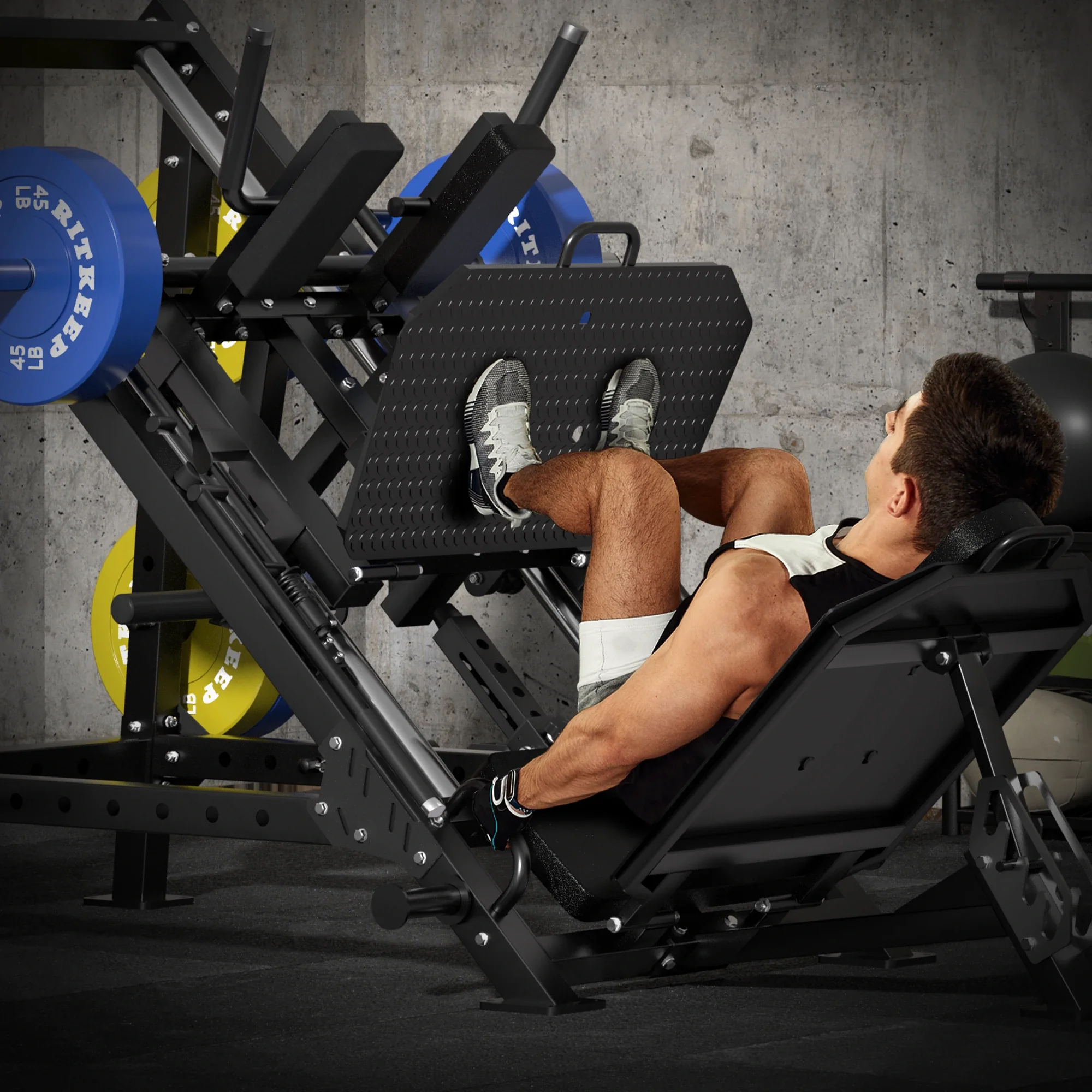 RitKeep Thunderbolt A10 Leg Press Hack Squat Machine - Image 6