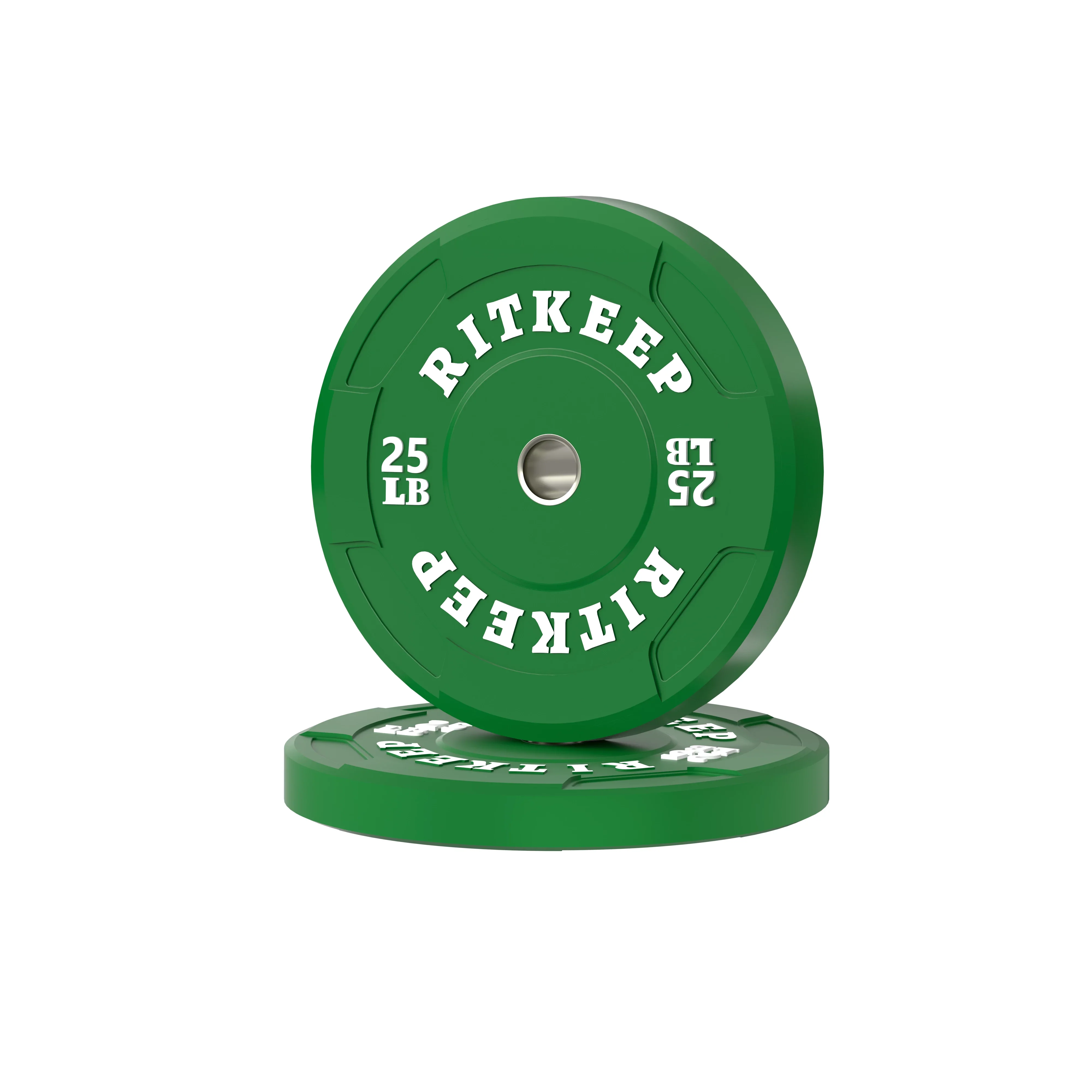 2" Olympic EZ Grip Low Bounce Color Bumper Plates - Image 4