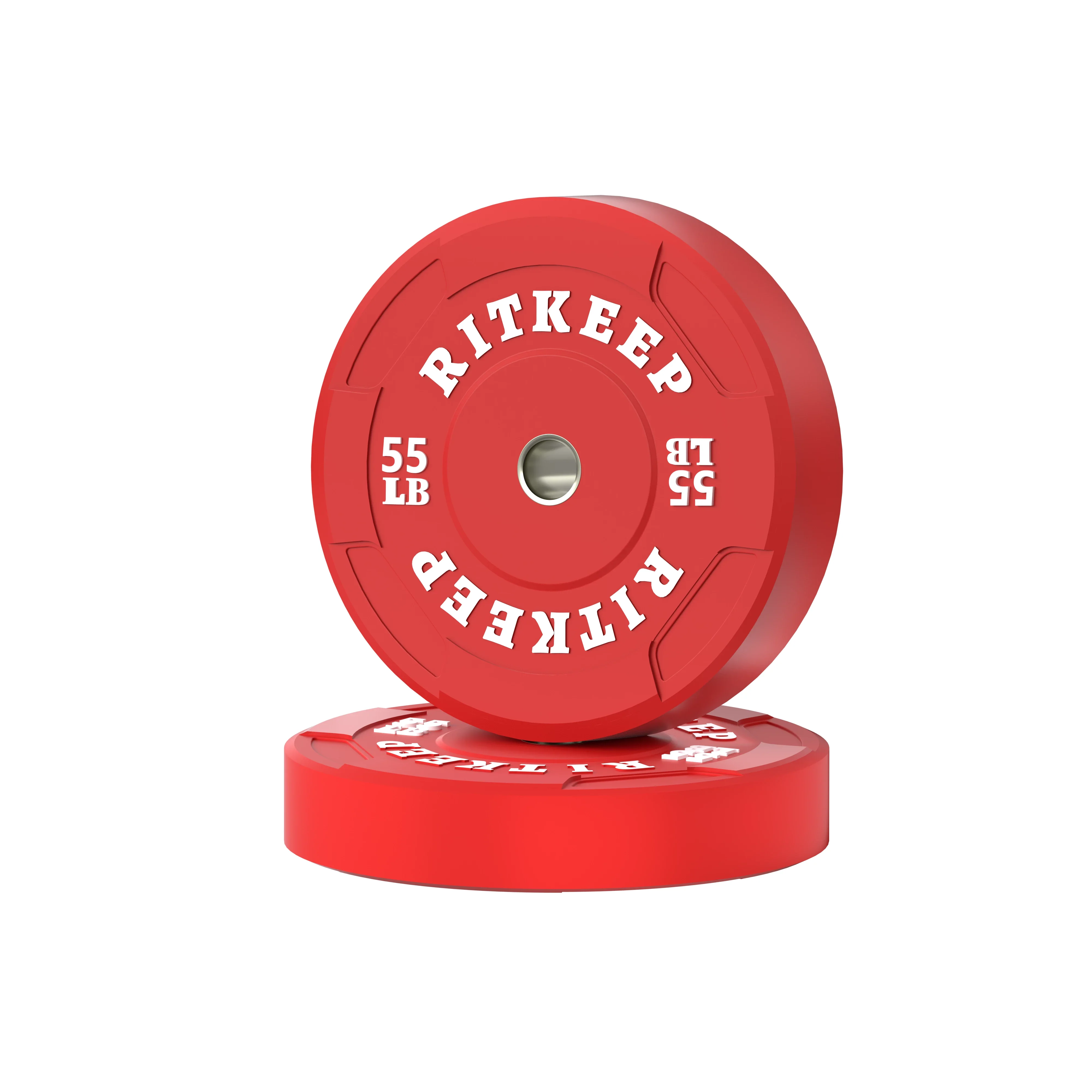 2" Olympic EZ Grip Low Bounce Color Bumper Plates - Image 6