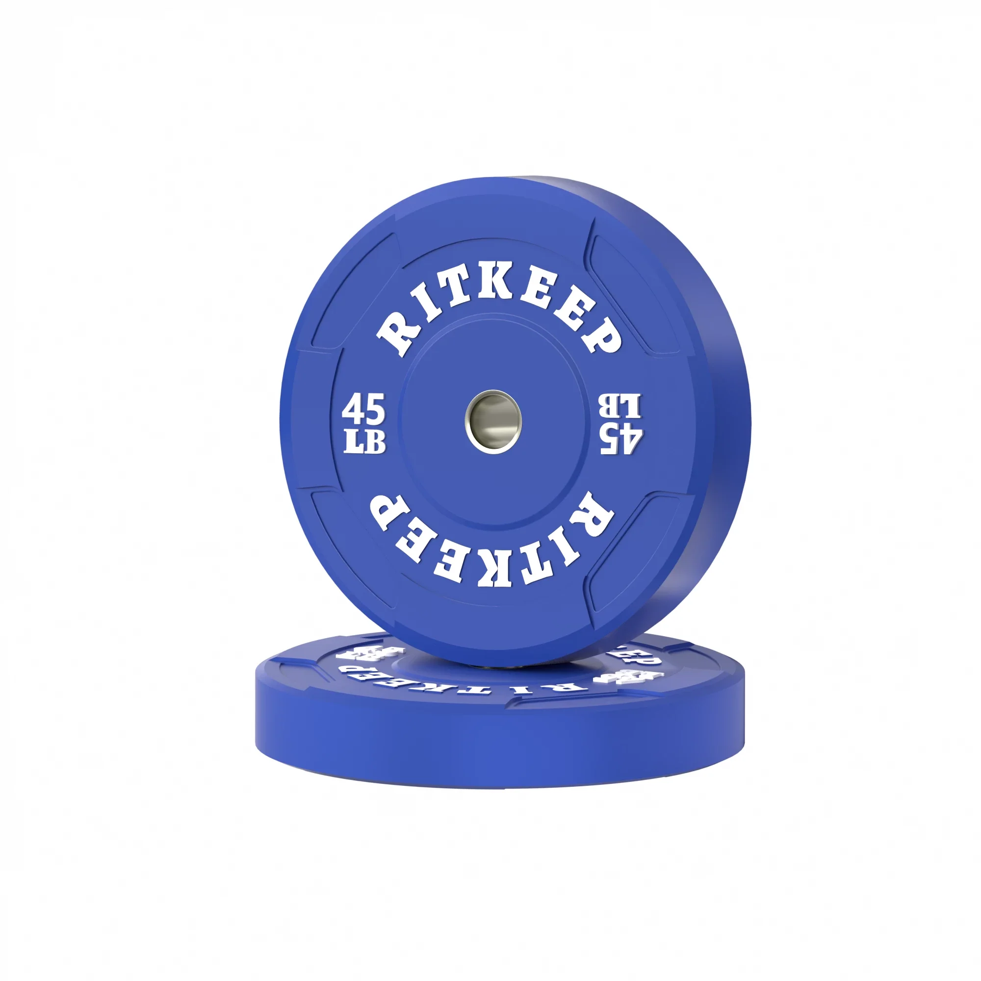 2" Olympic EZ Grip Low Bounce Color Bumper Plates - Image 9