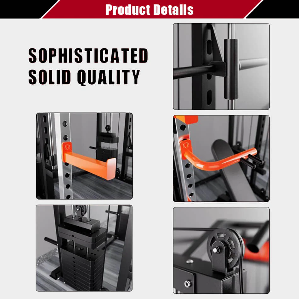 PMAX-5500 All In One Smith Functional Trainer Machine Pro - Image 3