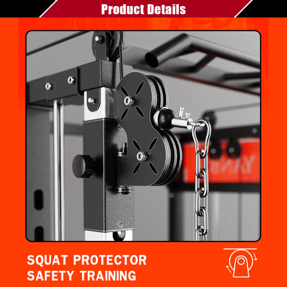 PMAX-5500 All In One Smith Functional Trainer Machine Pro - Image 9