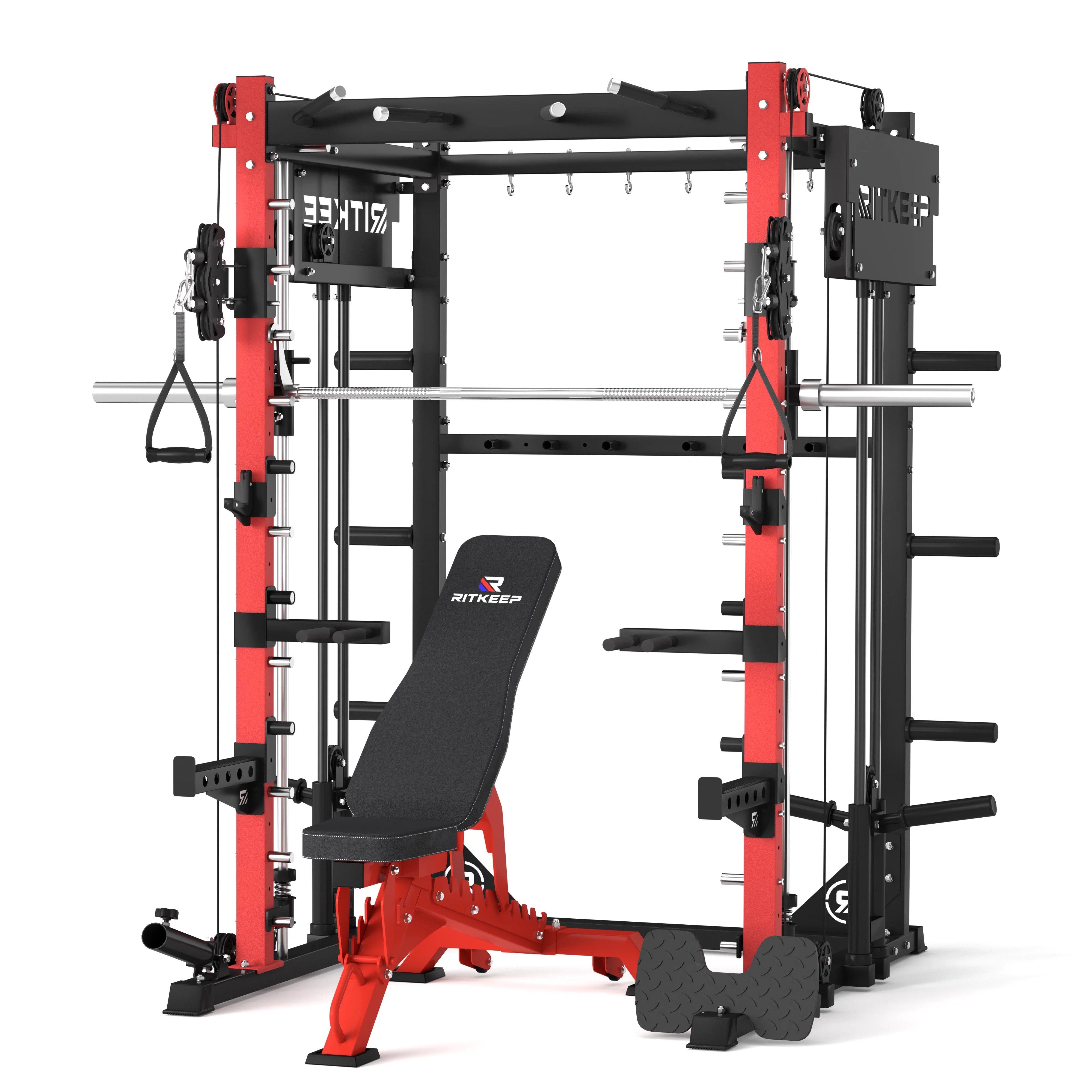PMAX 4750 Dual Plate Loaded Multi Functional Smith Machine - Image 11