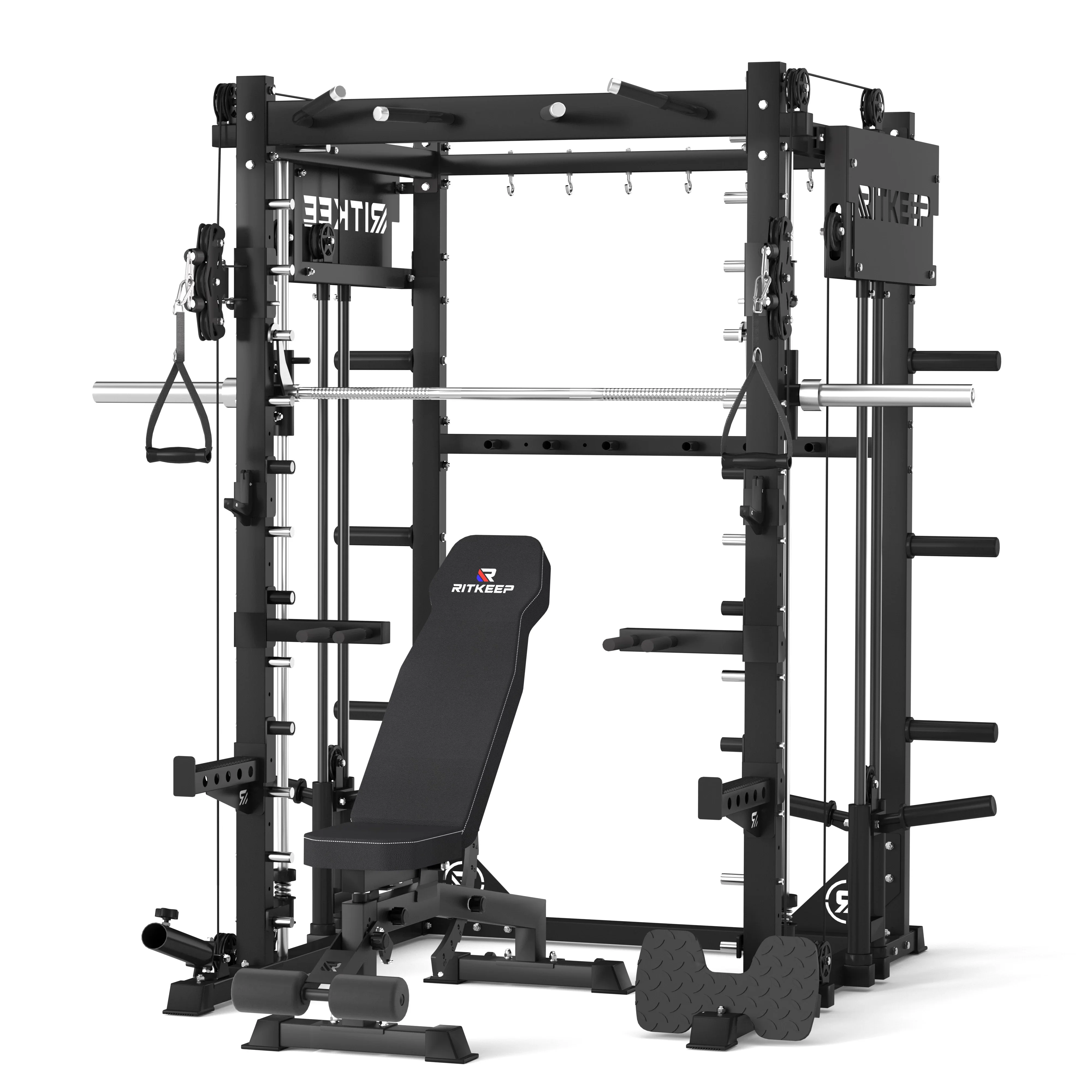 PMAX 4750 Dual Plate Loaded Multi Functional Smith Machine - Image 17