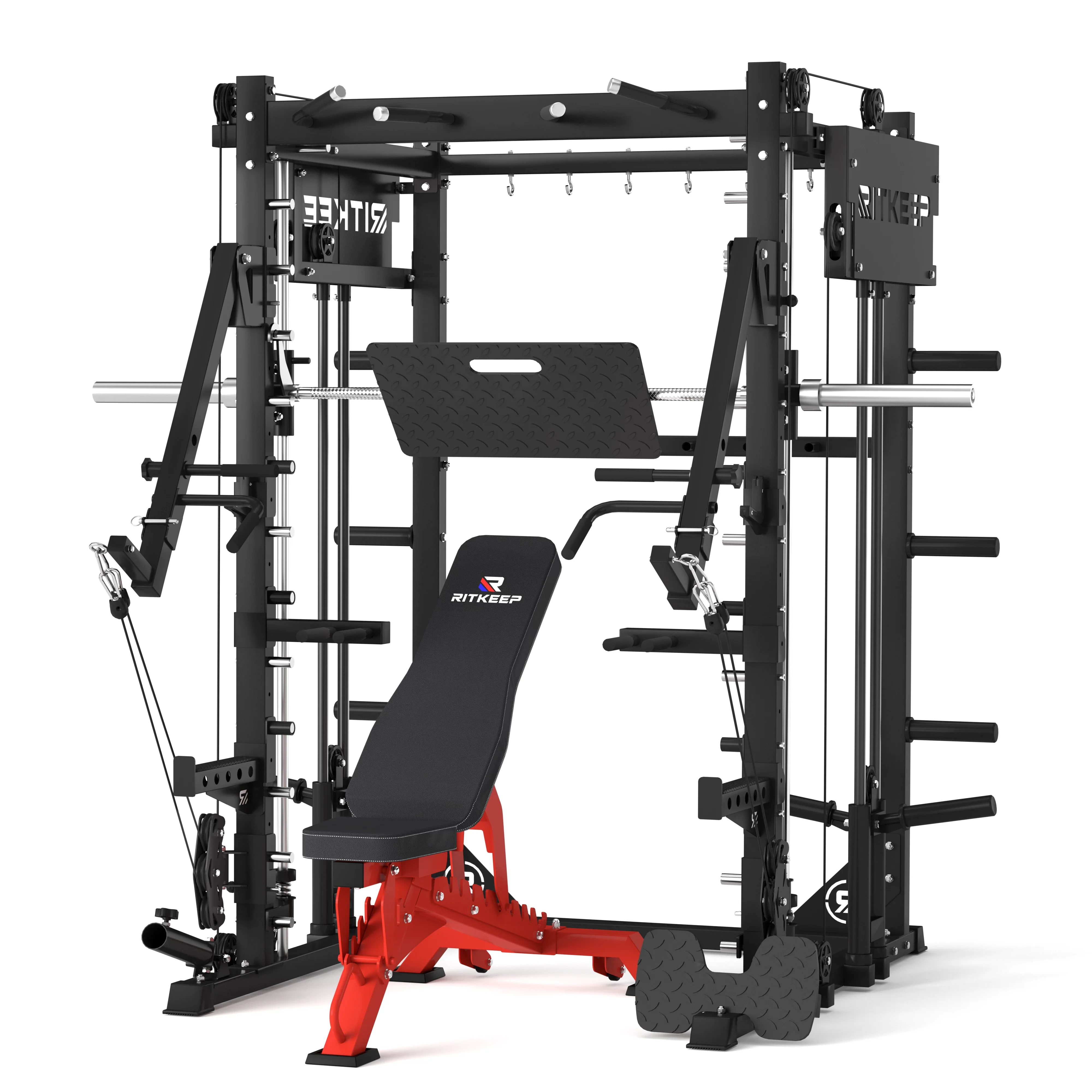 PMAX 4750 Dual Plate Loaded Multi Functional Smith Machine - Image 3