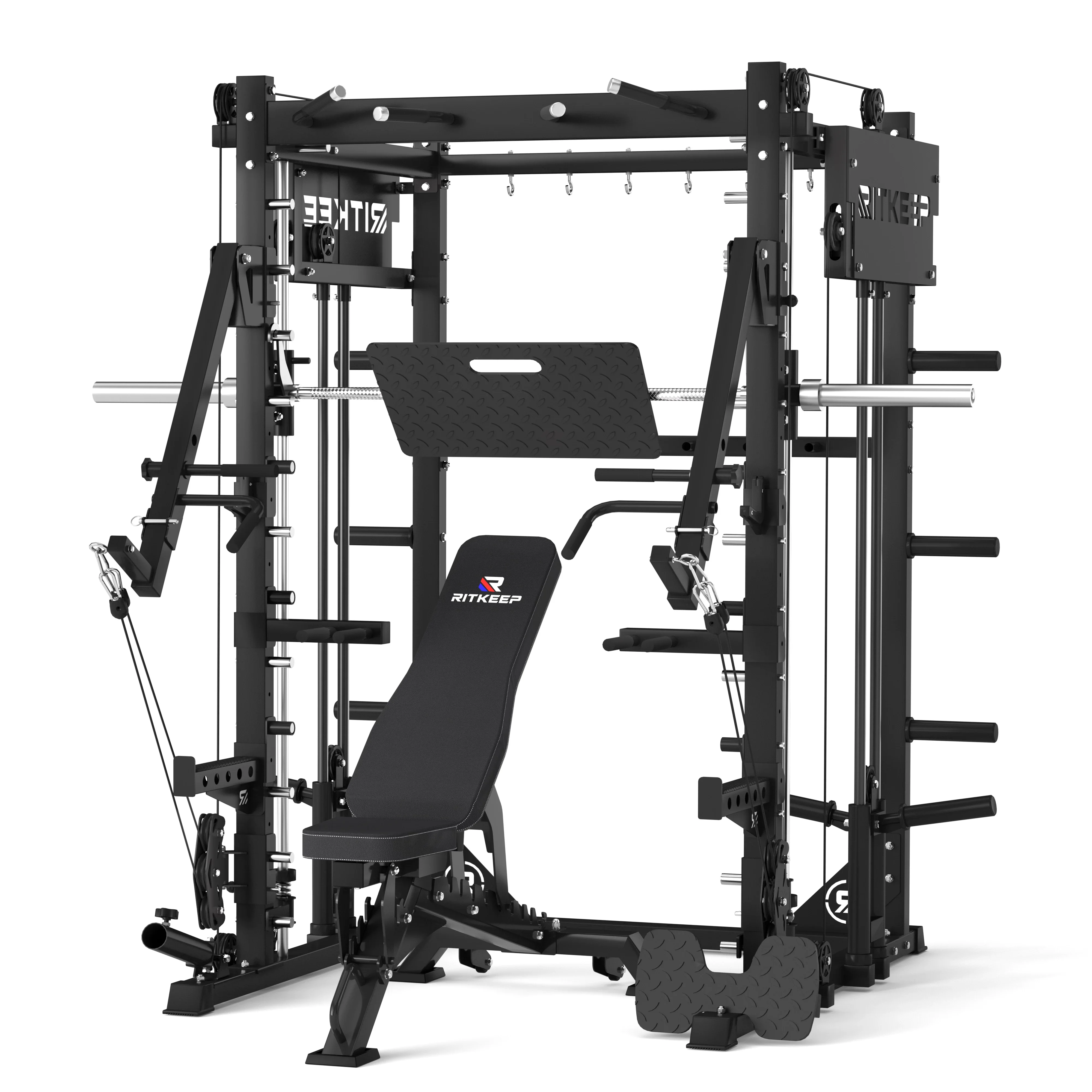PMAX 4750 Dual Plate Loaded Multi Functional Smith Machine - Image 4