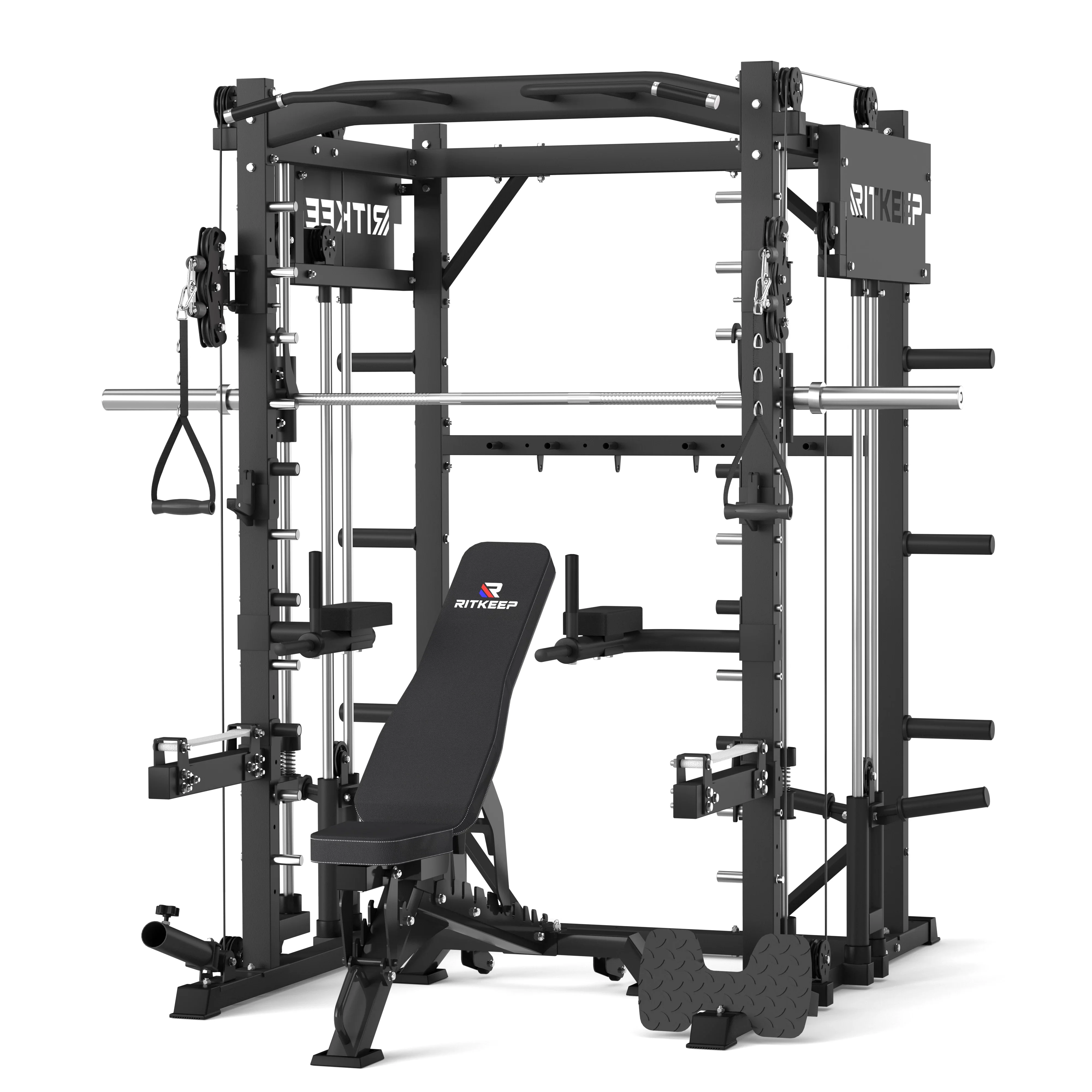 PMAX 4750 Dual Plate Loaded Multi Functional Smith Machine - Image 6
