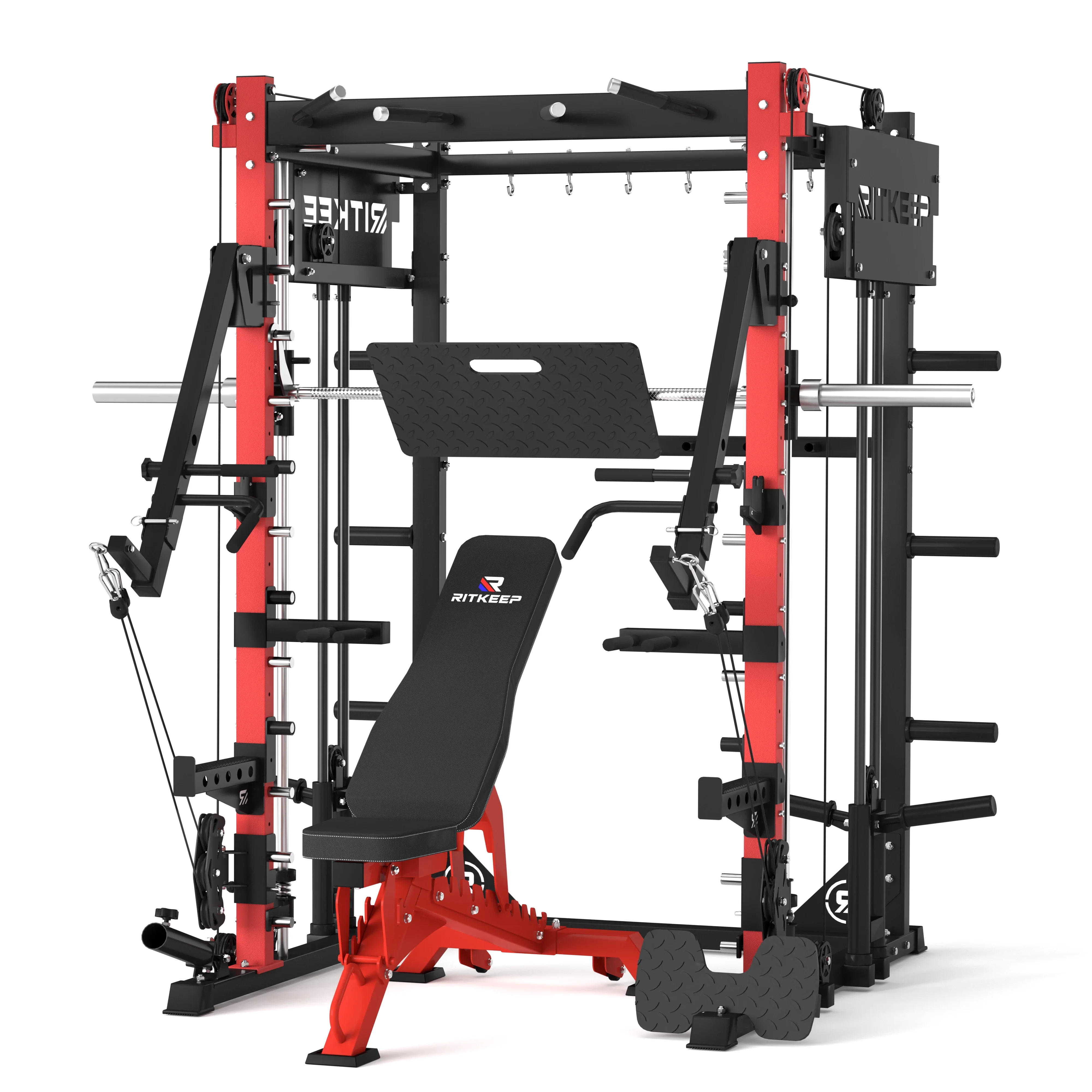 PMAX 4750 Dual Plate Loaded Multi Functional Smith Machine - Image 7