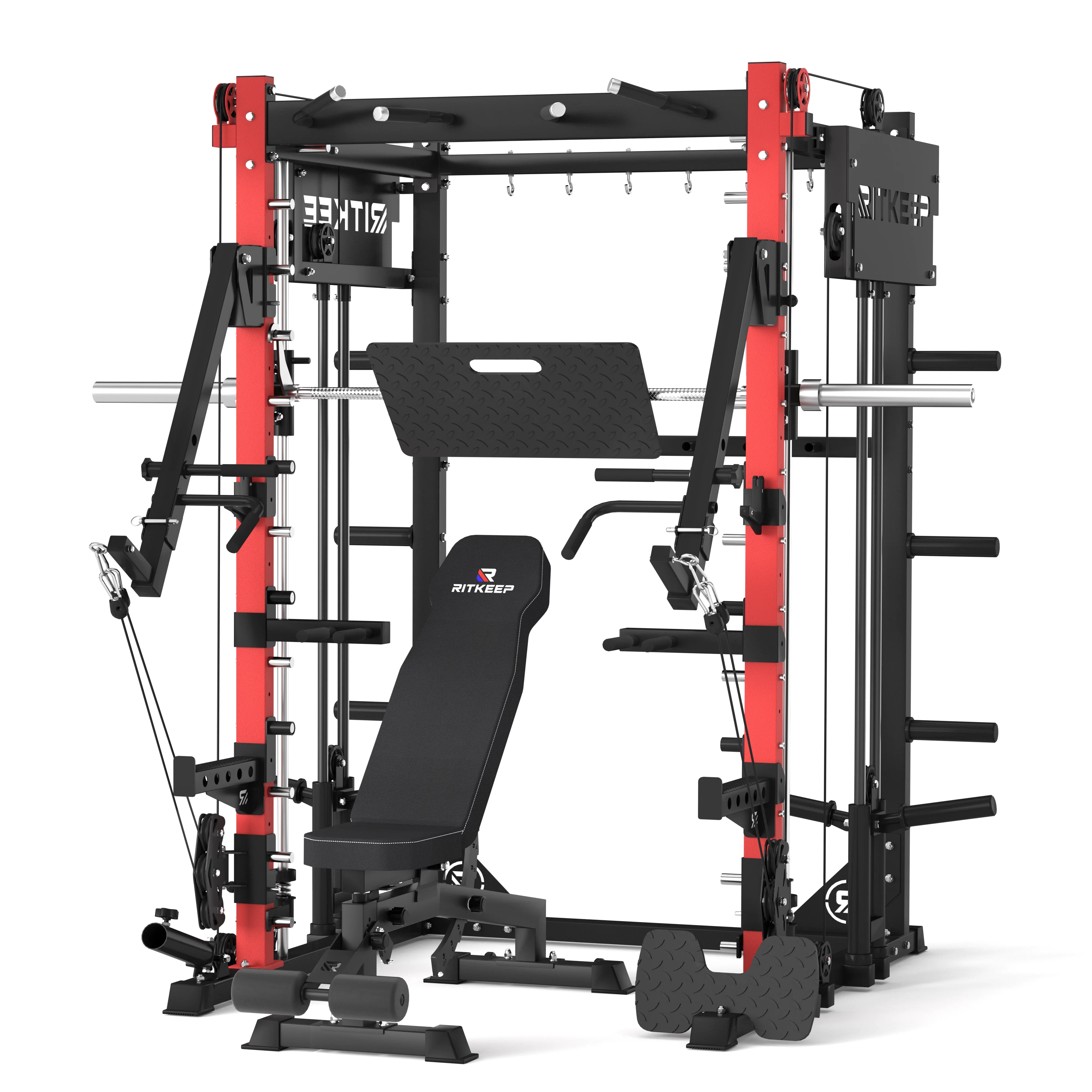PMAX 4750 Dual Plate Loaded Multi Functional Smith Machine - Image 9