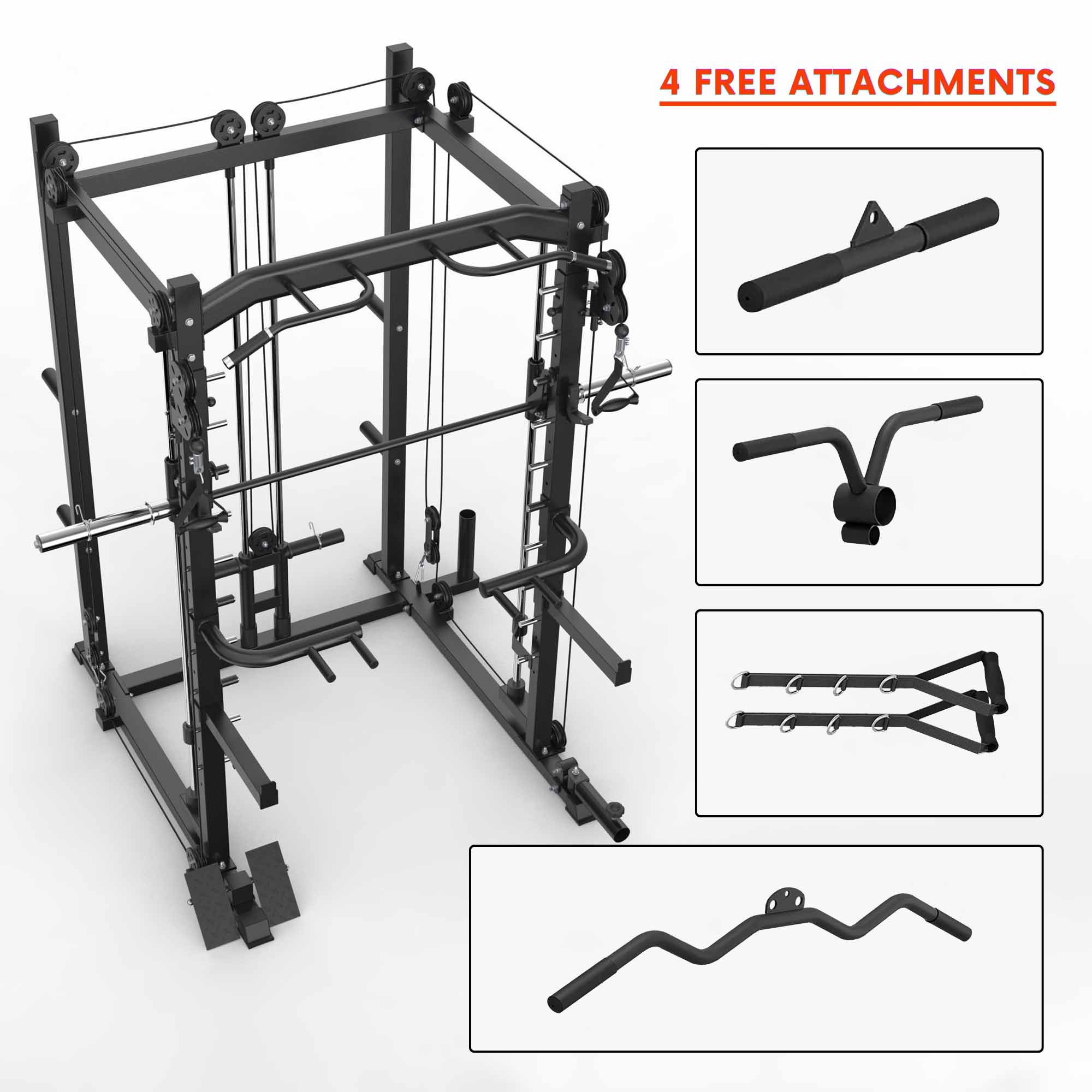 PMAX-4550 Multi Functional Trainer Smith Machine Training System - Image 7