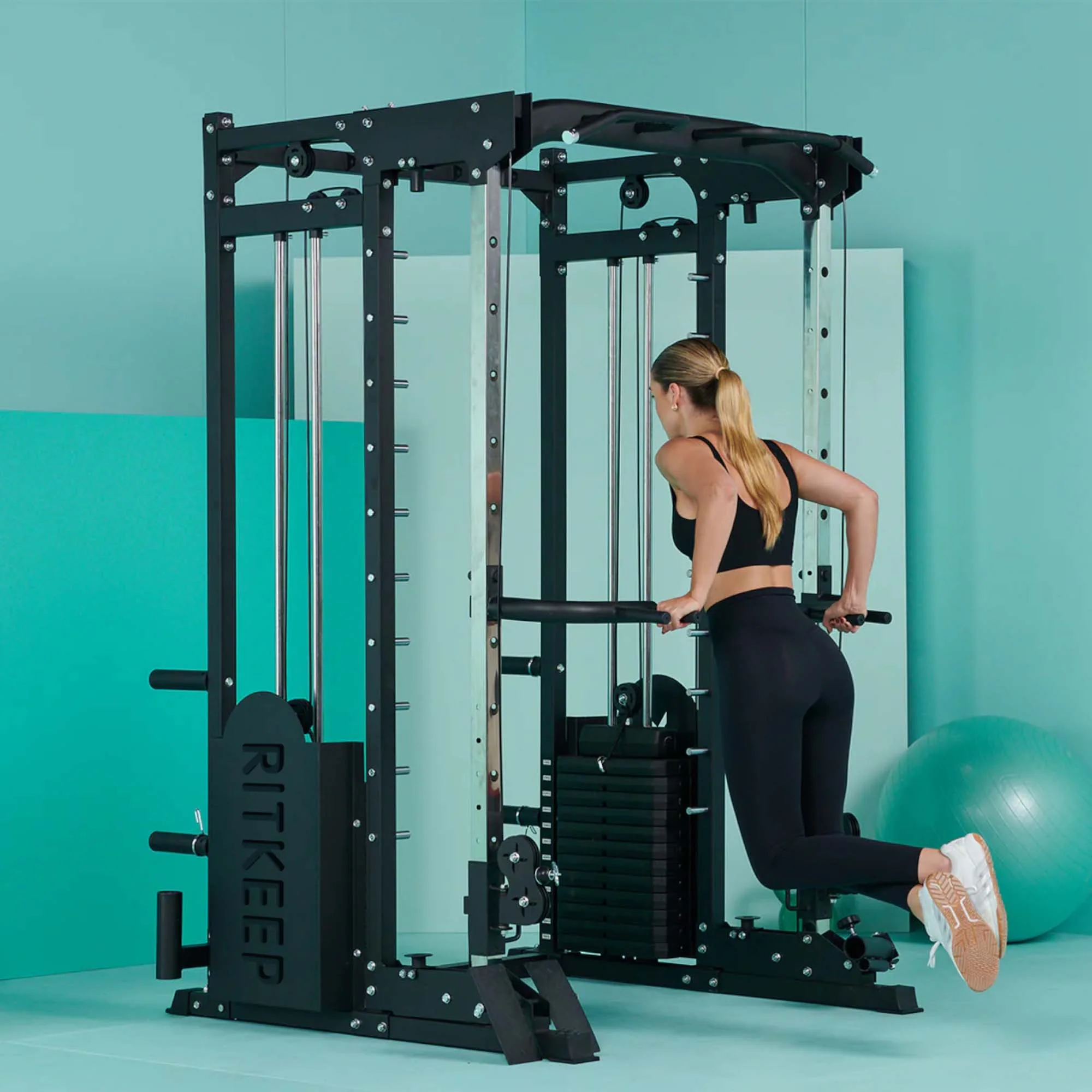 PMAX 5600 Smith Exercise Machine Trainer Pro Complete Home Gym Package - Image 58