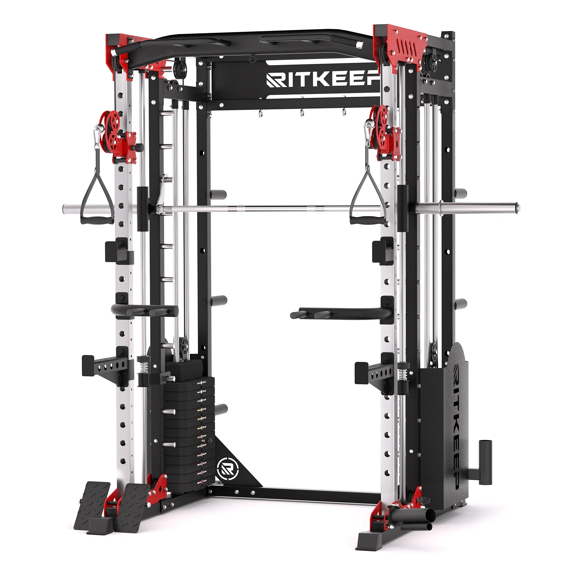 PMAX 5600 Home Gym Smith Machine - Integrated Weight System - Image 17
