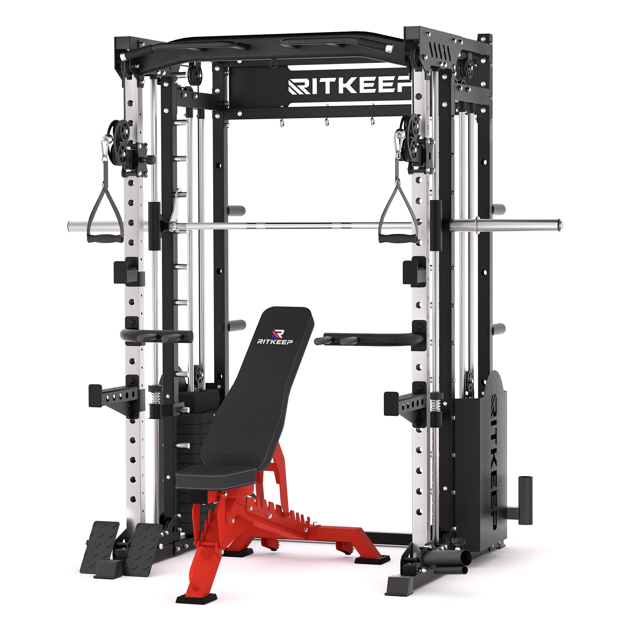 PMAX 5600 Home Gym Smith Machine - Integrated Weight System - Image 22