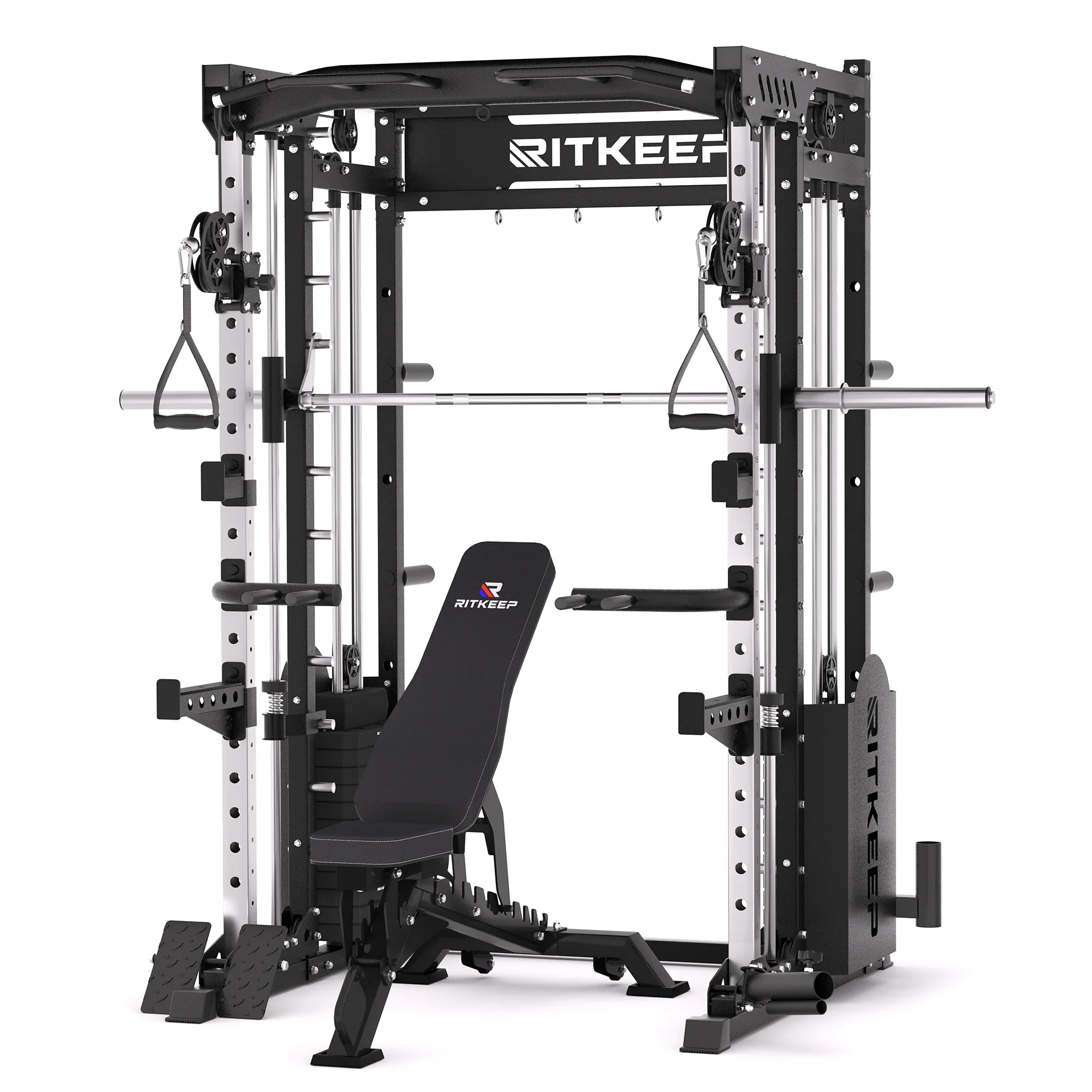 PMAX 5600 Home Gym Smith Machine - Integrated Weight System - Image 23