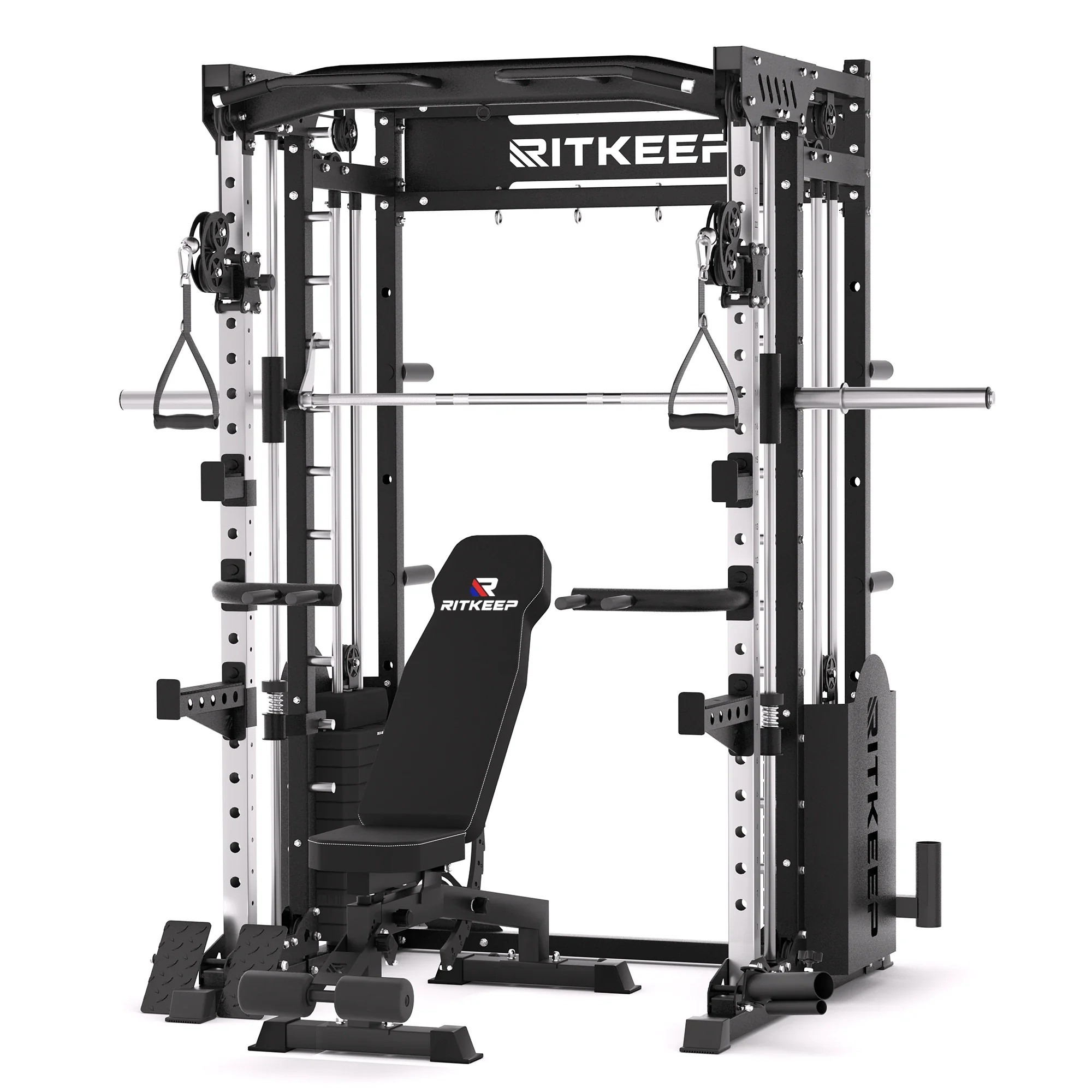 PMAX 5600 Home Gym Smith Machine - Integrated Weight System - Image 24