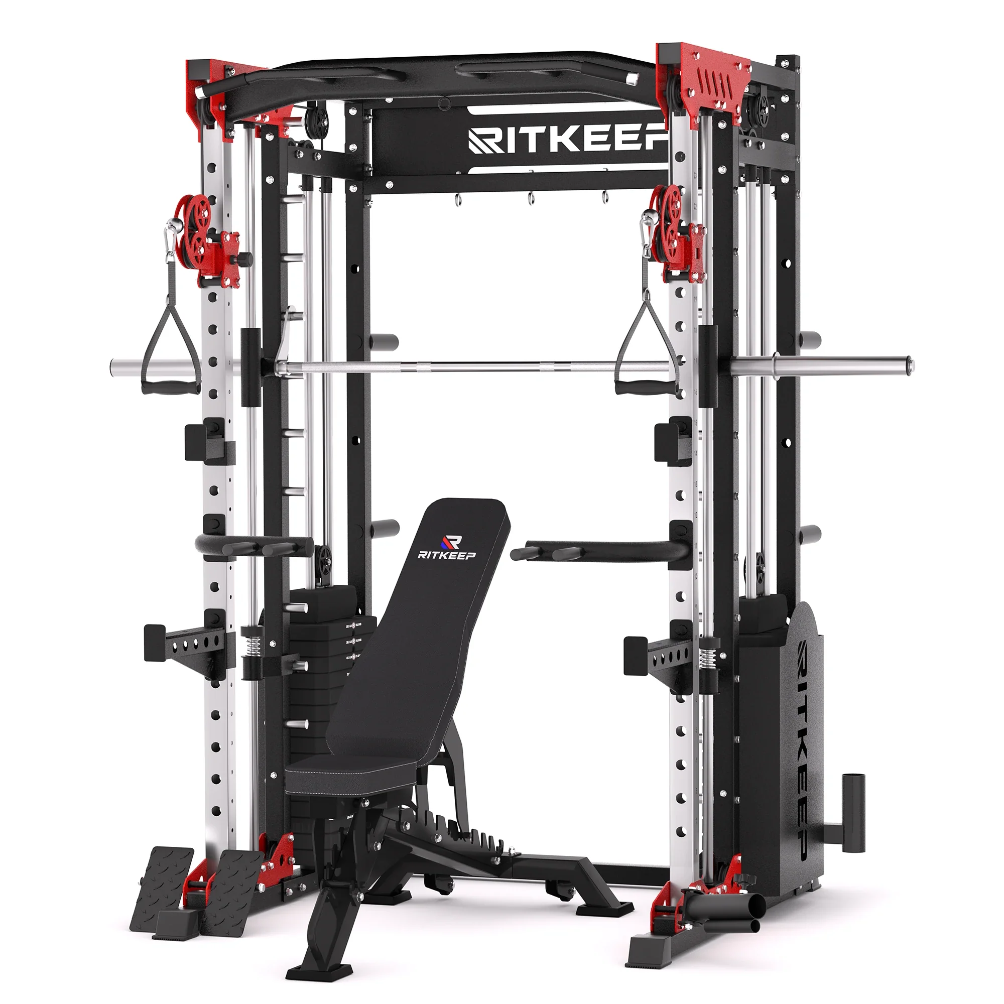 PMAX 5600 Home Gym Smith Machine - Integrated Weight System - Image 27