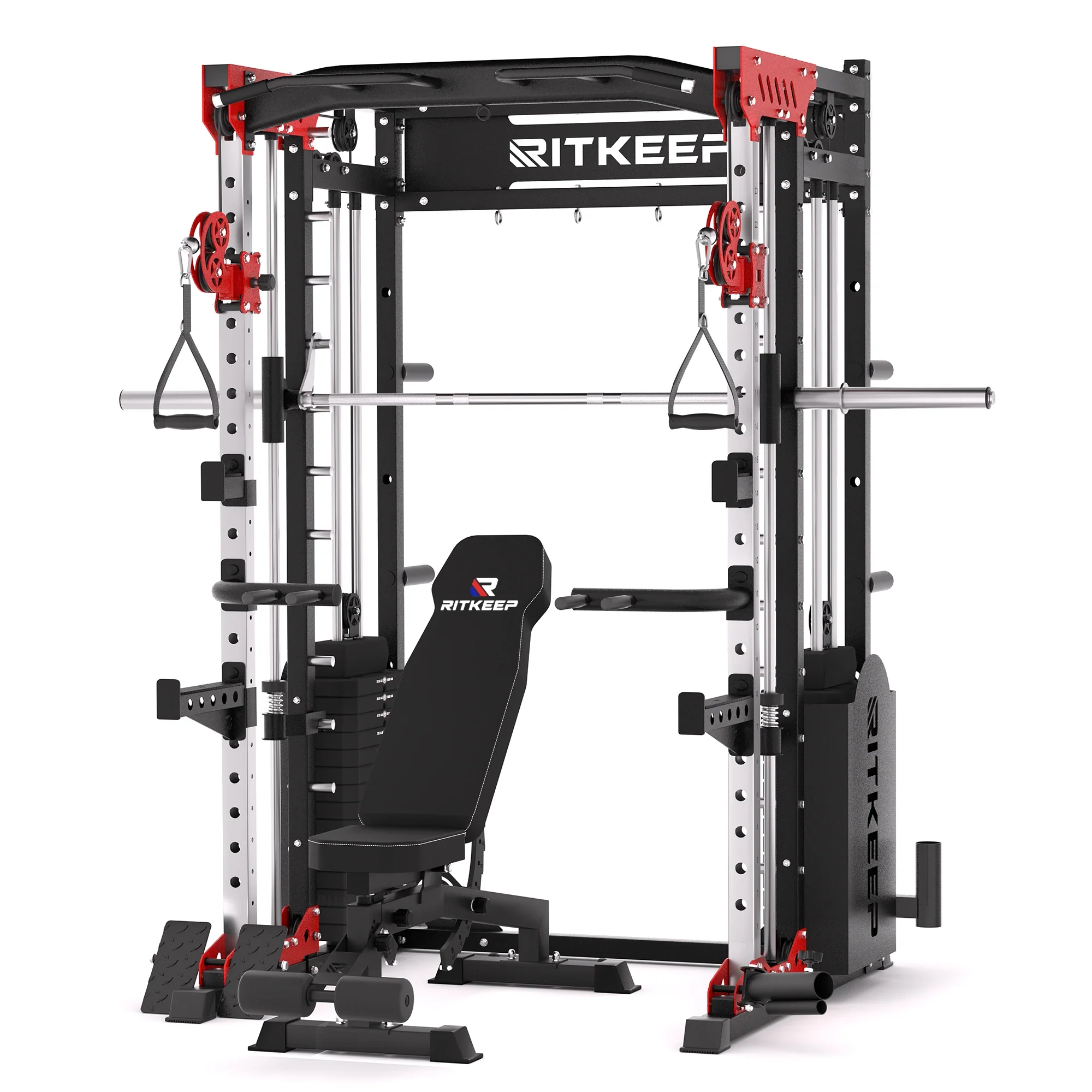 PMAX 5600 Home Gym Smith Machine - Integrated Weight System - Image 28