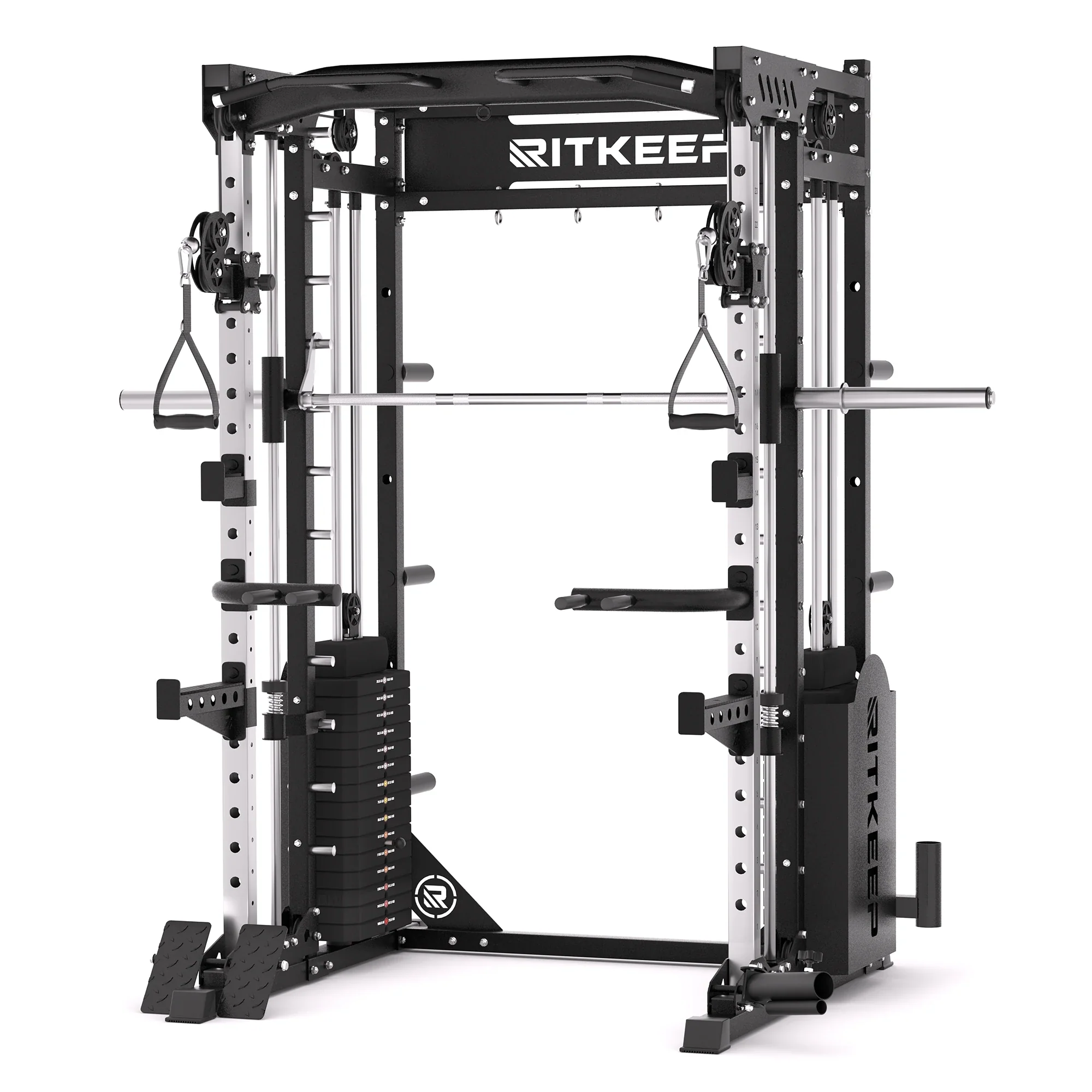 PMAX 5600 Home Gym Smith Machine - Integrated Weight System - Image 29