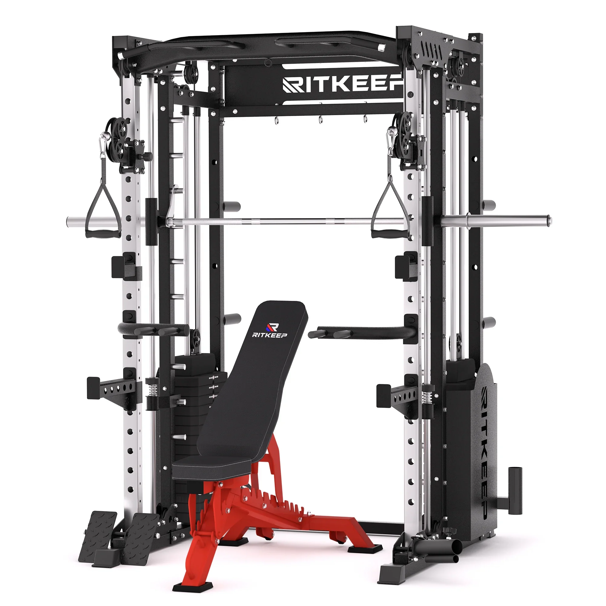 PMAX 5600 Home Gym Smith Machine - Integrated Weight System - Image 30