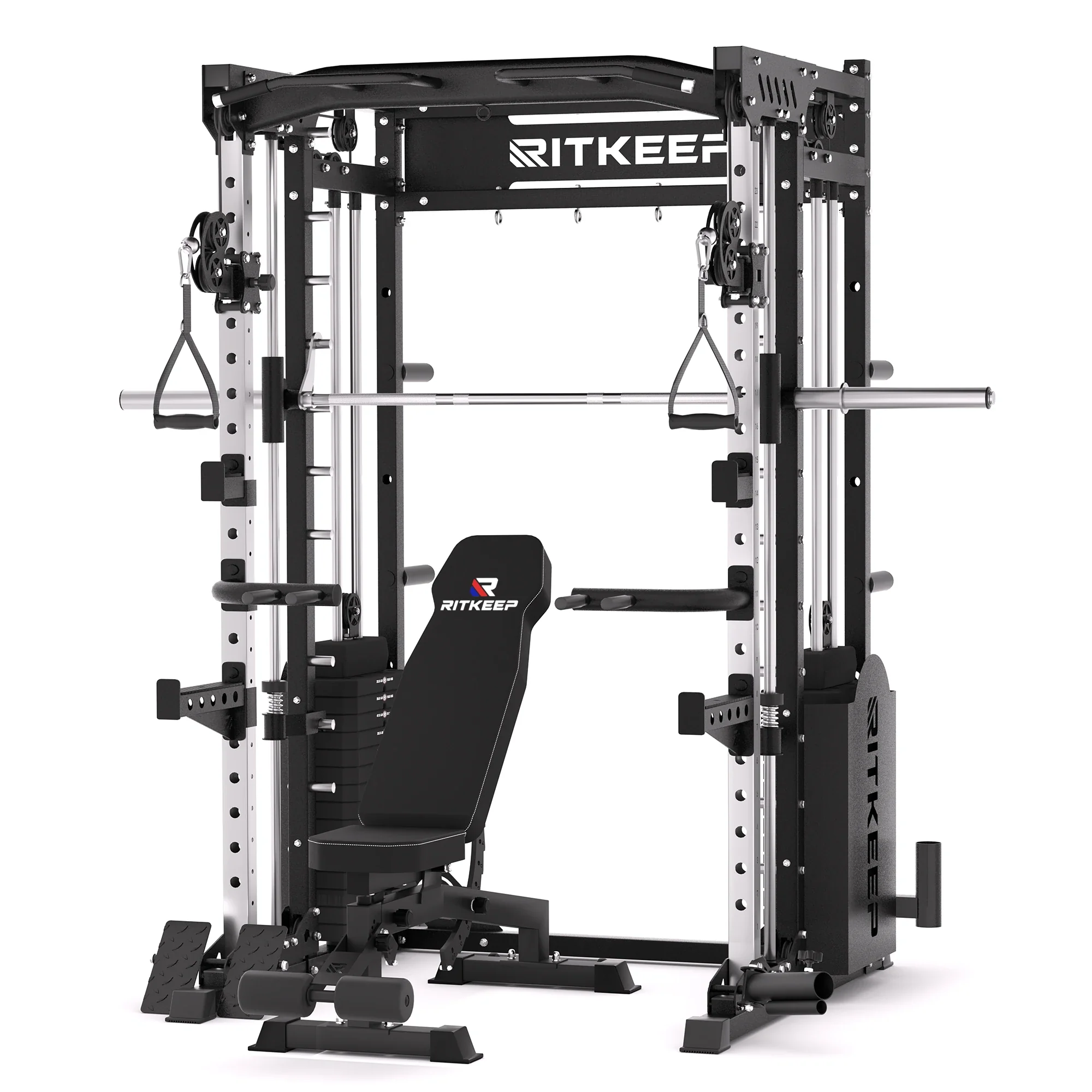 PMAX 5600 Home Gym Smith Machine - Integrated Weight System - Image 32