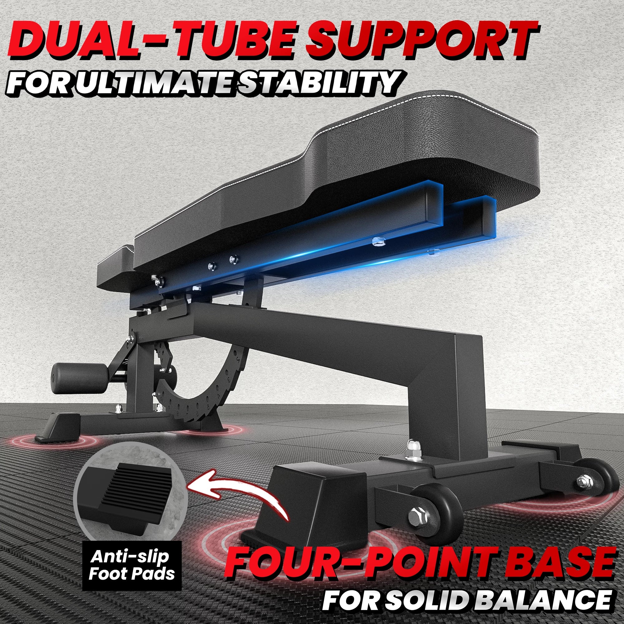 RAB-2000 Adjustable Weight Bench With Leg Attachment - Image 4