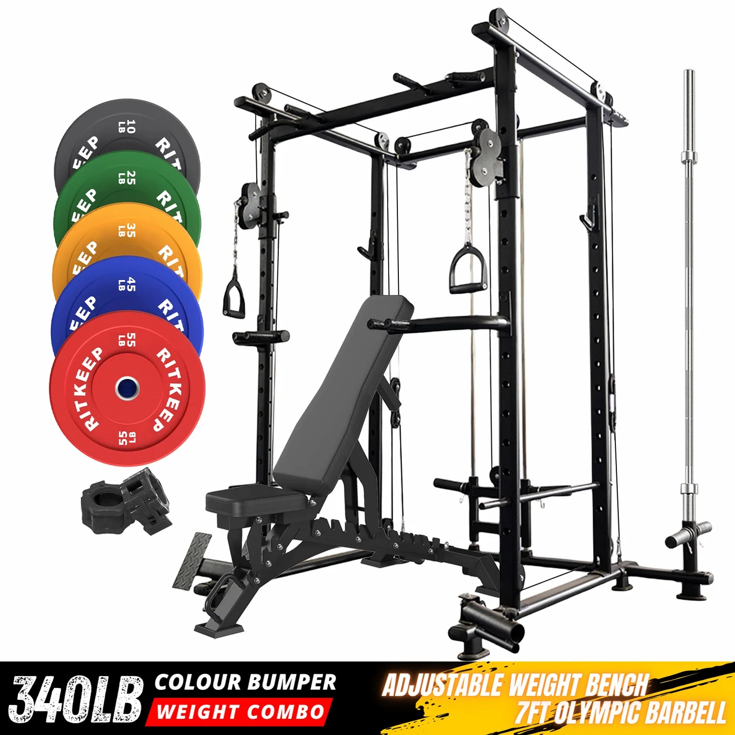 RitKeep RMAX-4250 Diy Power Rack Garage Gym Equipment Packages Pro - Image 3