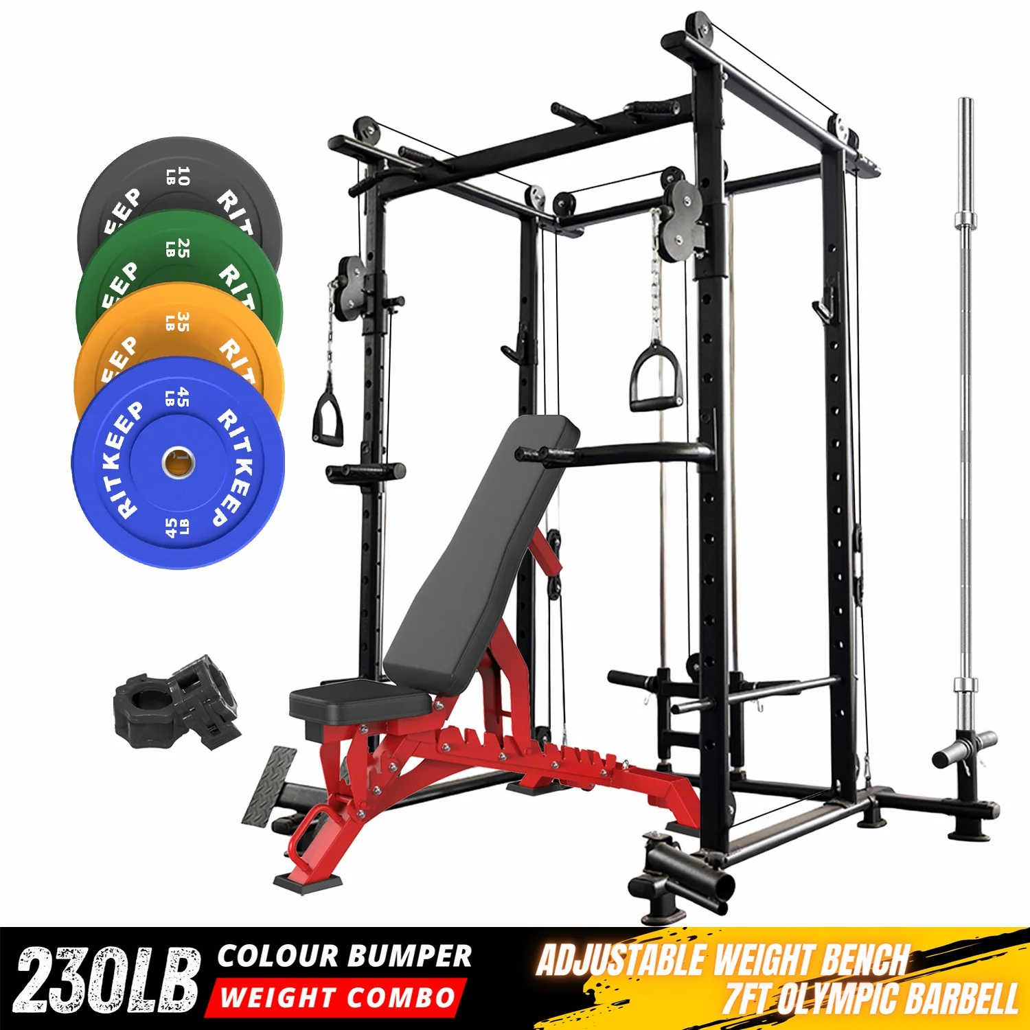 RitKeep RMAX-4250 Diy Power Rack Garage Gym Equipment Packages Pro - Image 4