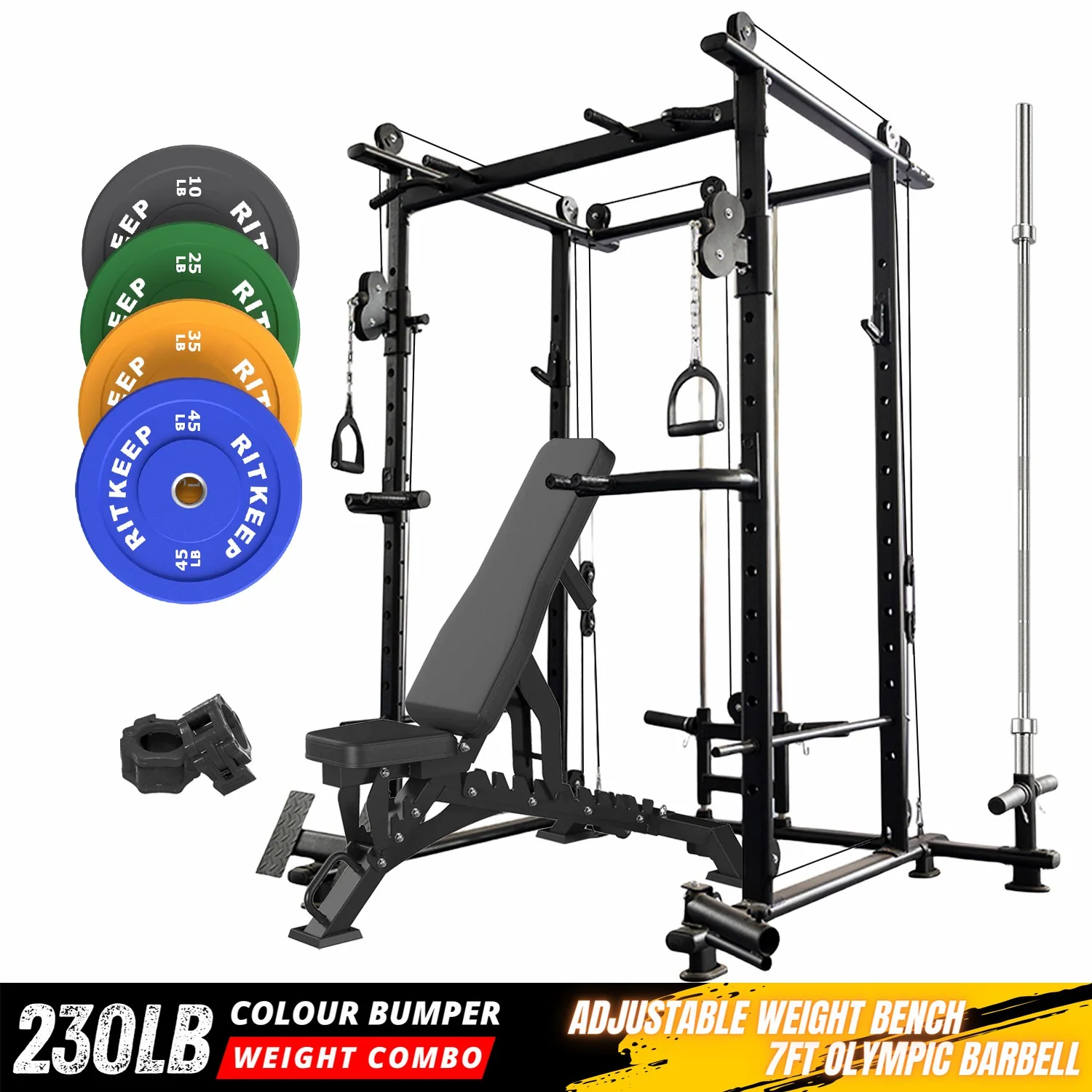 RitKeep RMAX-4250 Diy Power Rack Garage Gym Equipment Packages Pro - Image 5