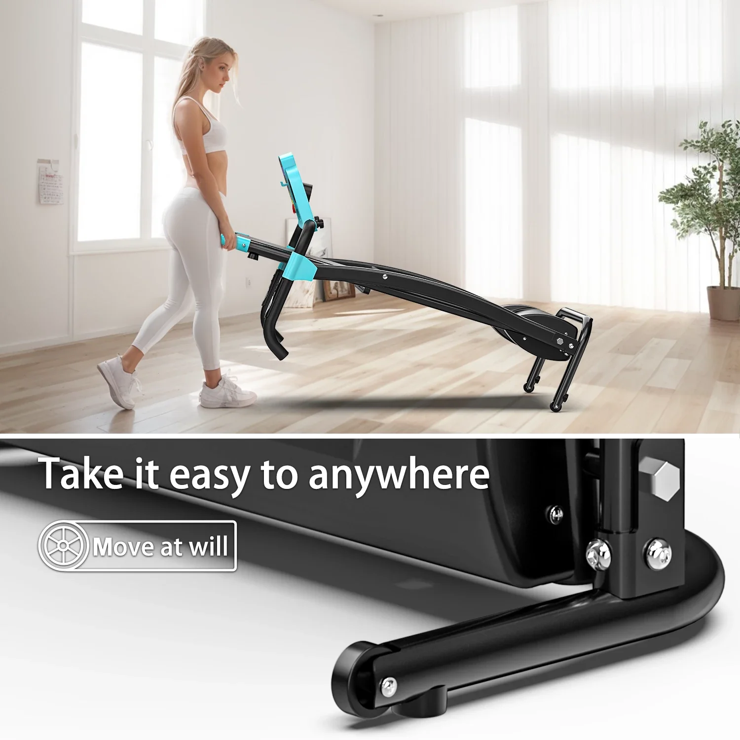 RTMX-950 2.5HP Foldable Treadmill with 5-Layer Belt - Image 8