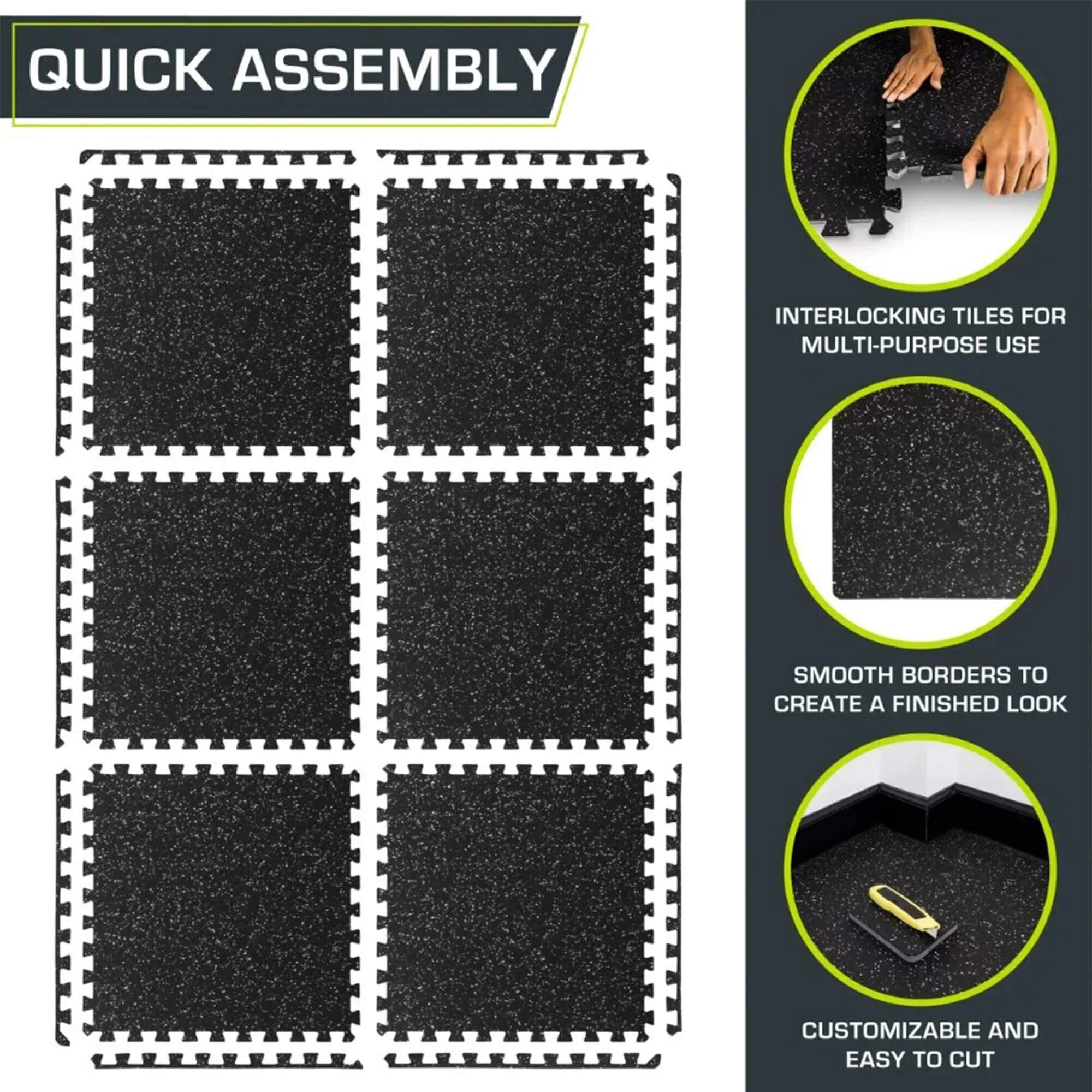 RitKeep Rubber Flooring Gym Mats With EVA Foam - Image 11
