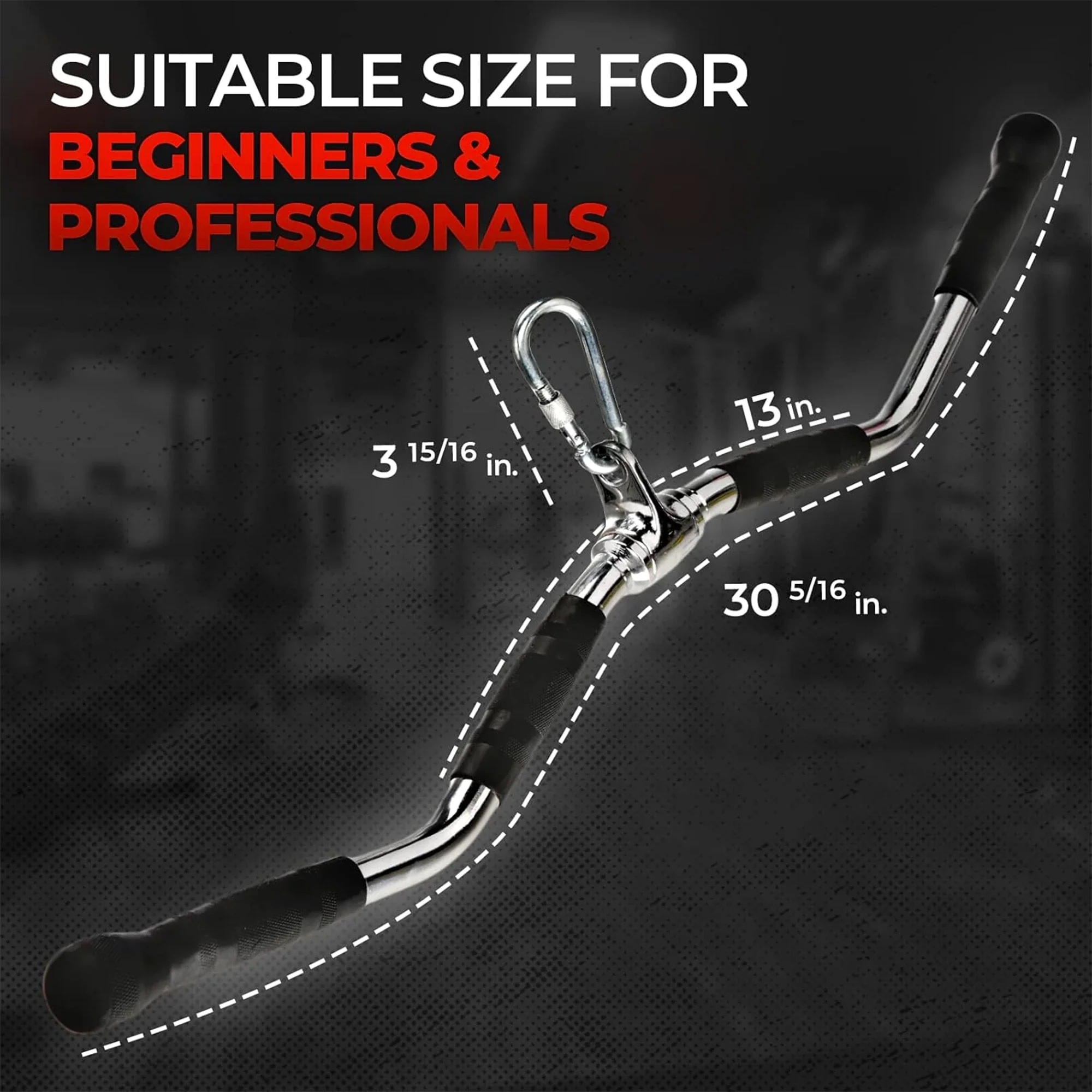 RitKeep Stainless Steel Lat Bar - Image 5