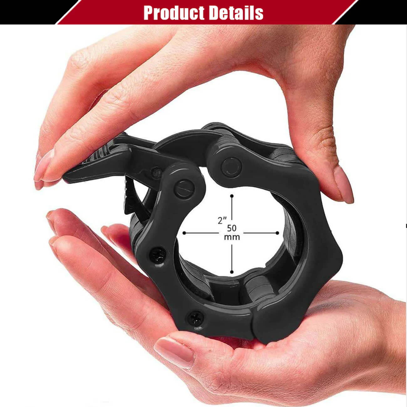 Standard Olympic Quick Release Olympic Barbell Clips - Image 14