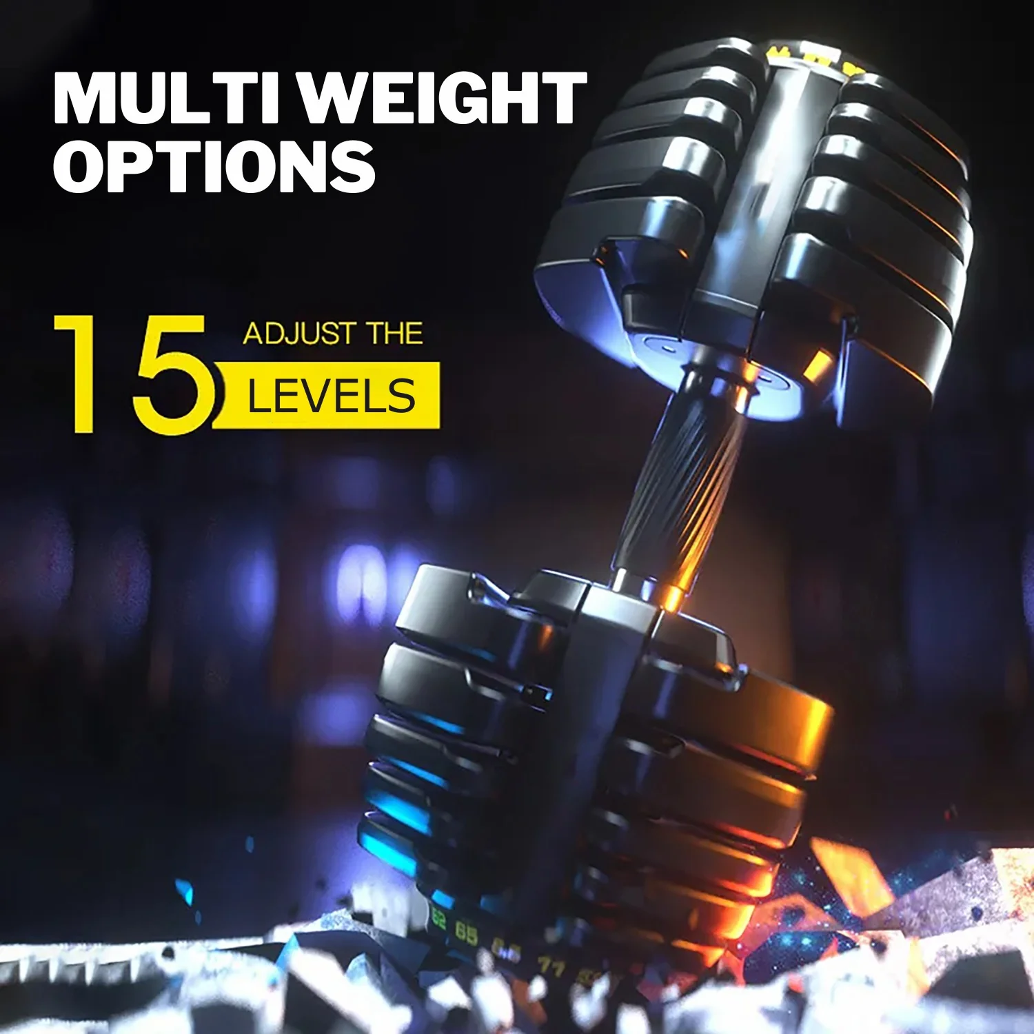 Adjustable Dumbbell (65 LB / 95 LB) with Weight Bench Package - Image 14