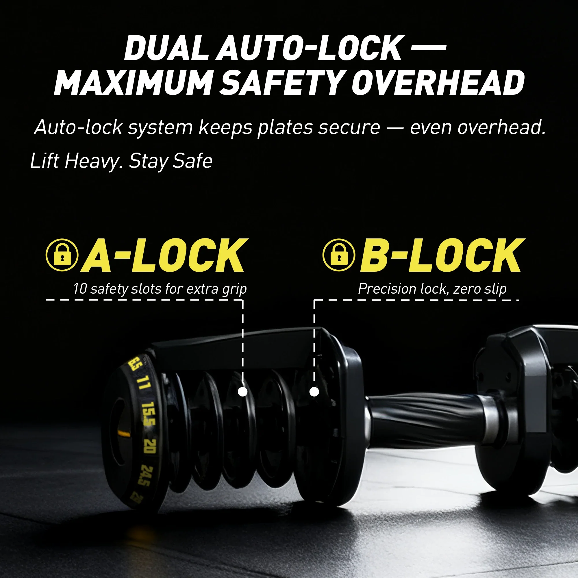 RitKeep All-In-One Adjustable Dumbbells (Pair) - Image 8