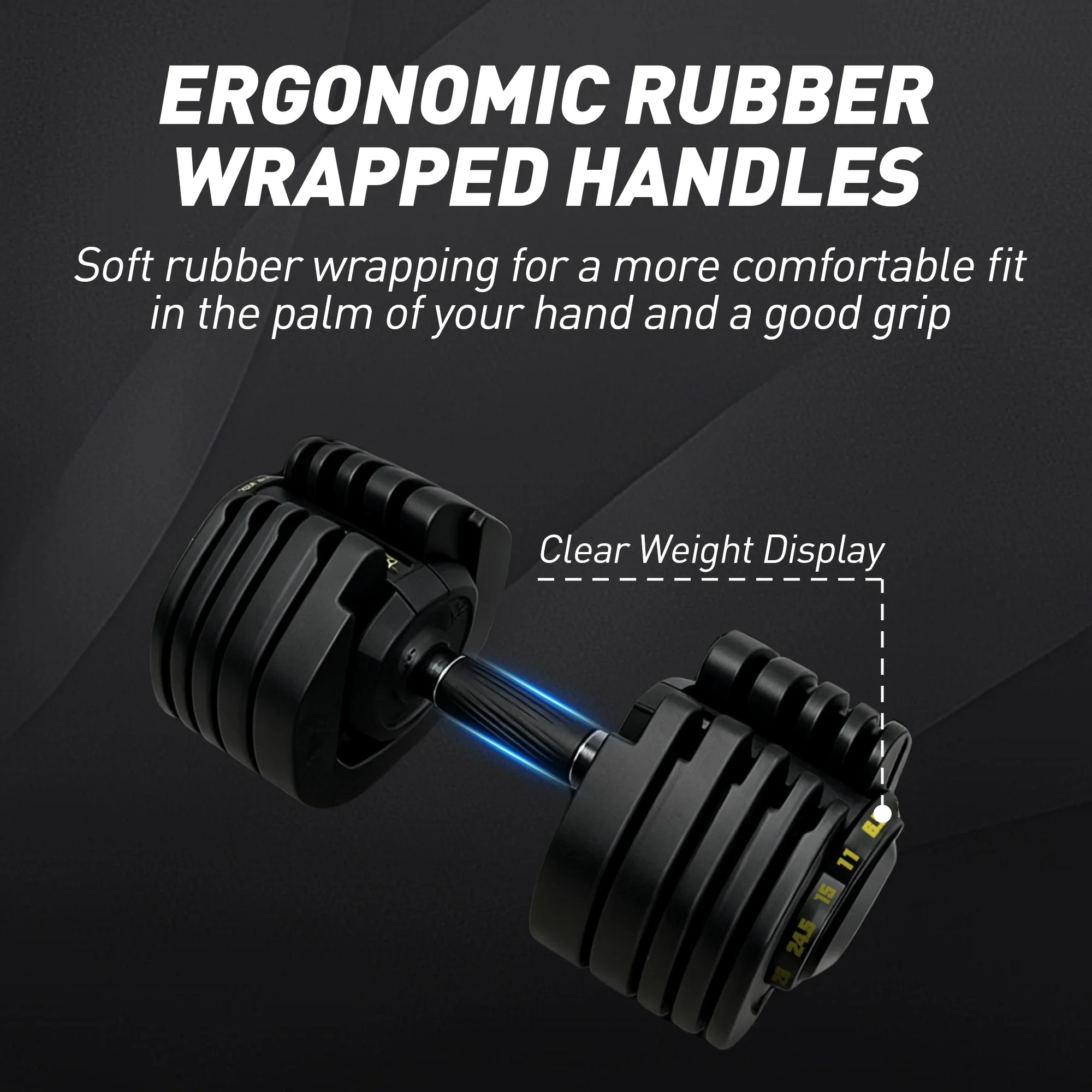RitKeep All-In-One Adjustable Dumbbells (Pair) - Image 13