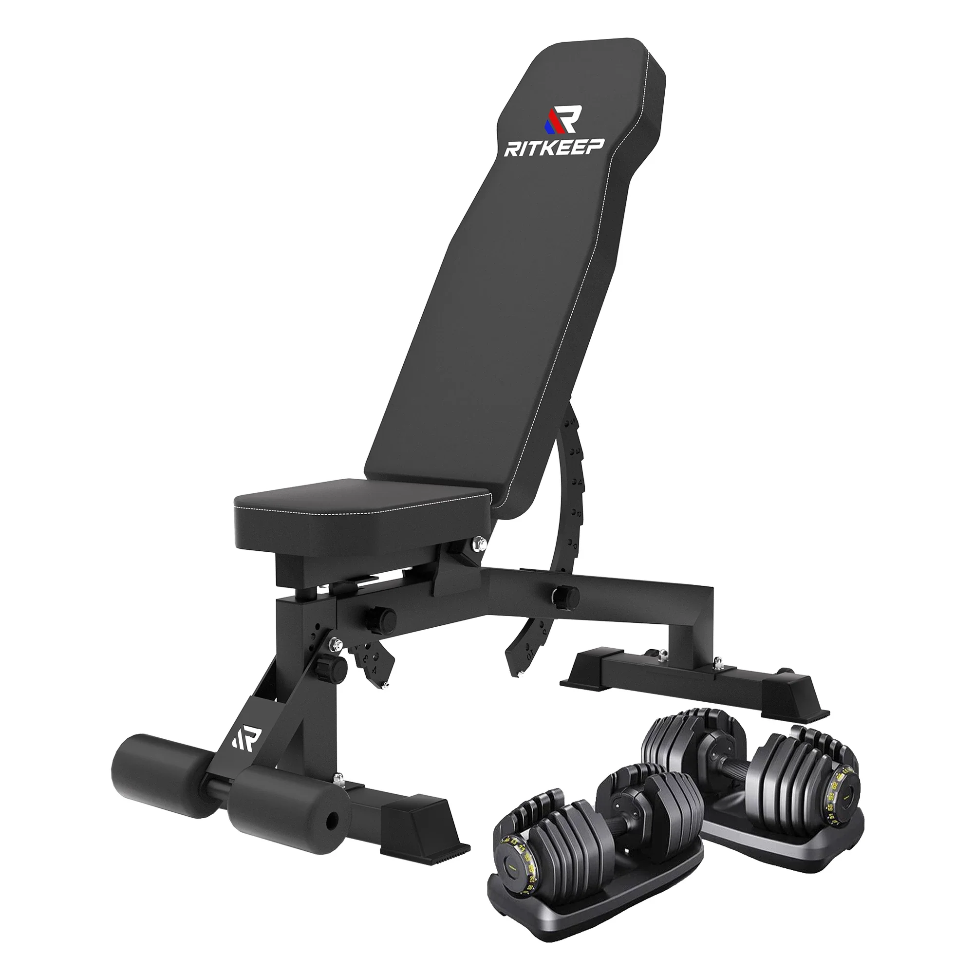 Adjustable Dumbbell (65 LB / 95 LB) with Weight Bench Package - Image 3